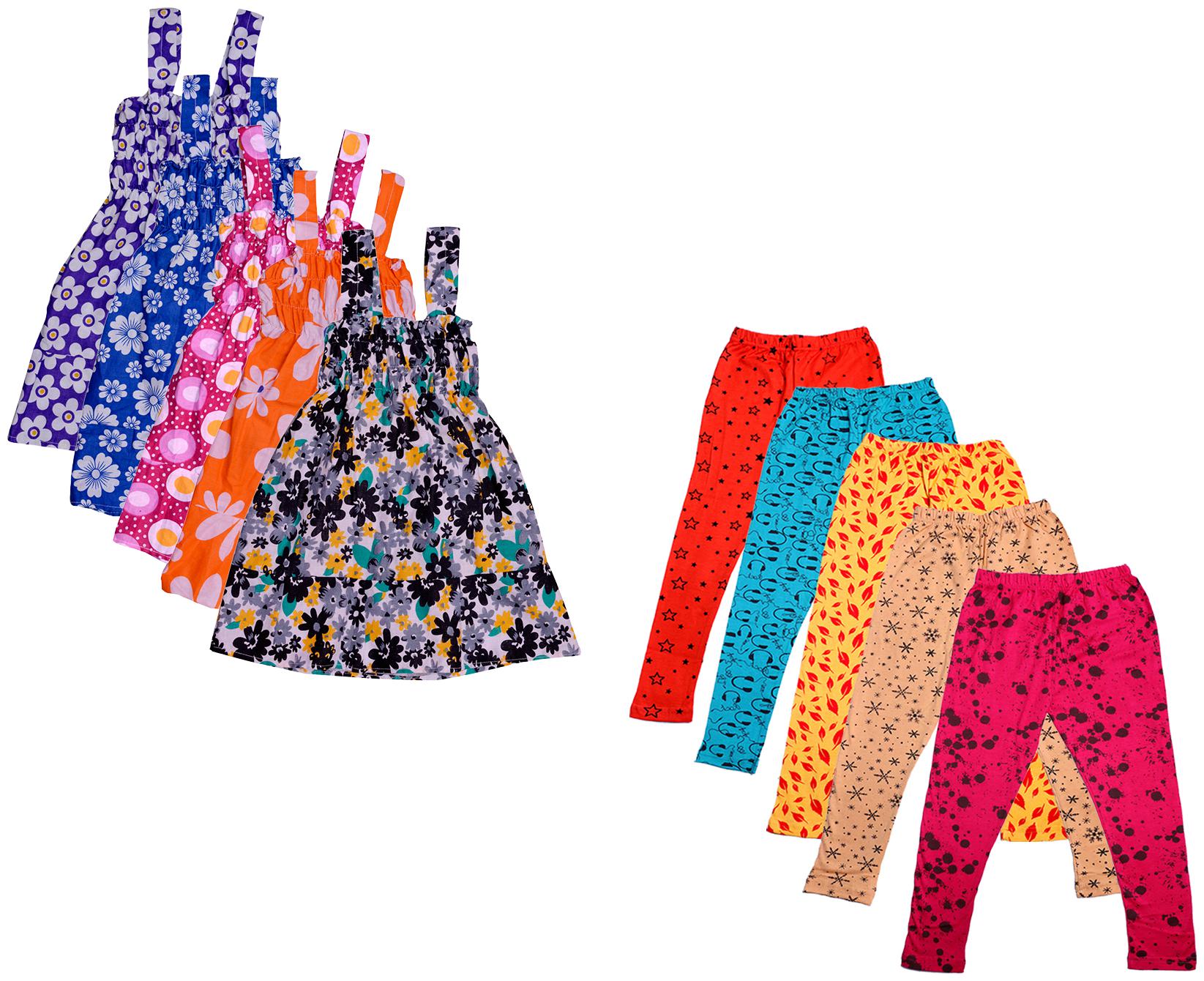 

Kavya Girl Cotton Top Bottom Set - Multi
