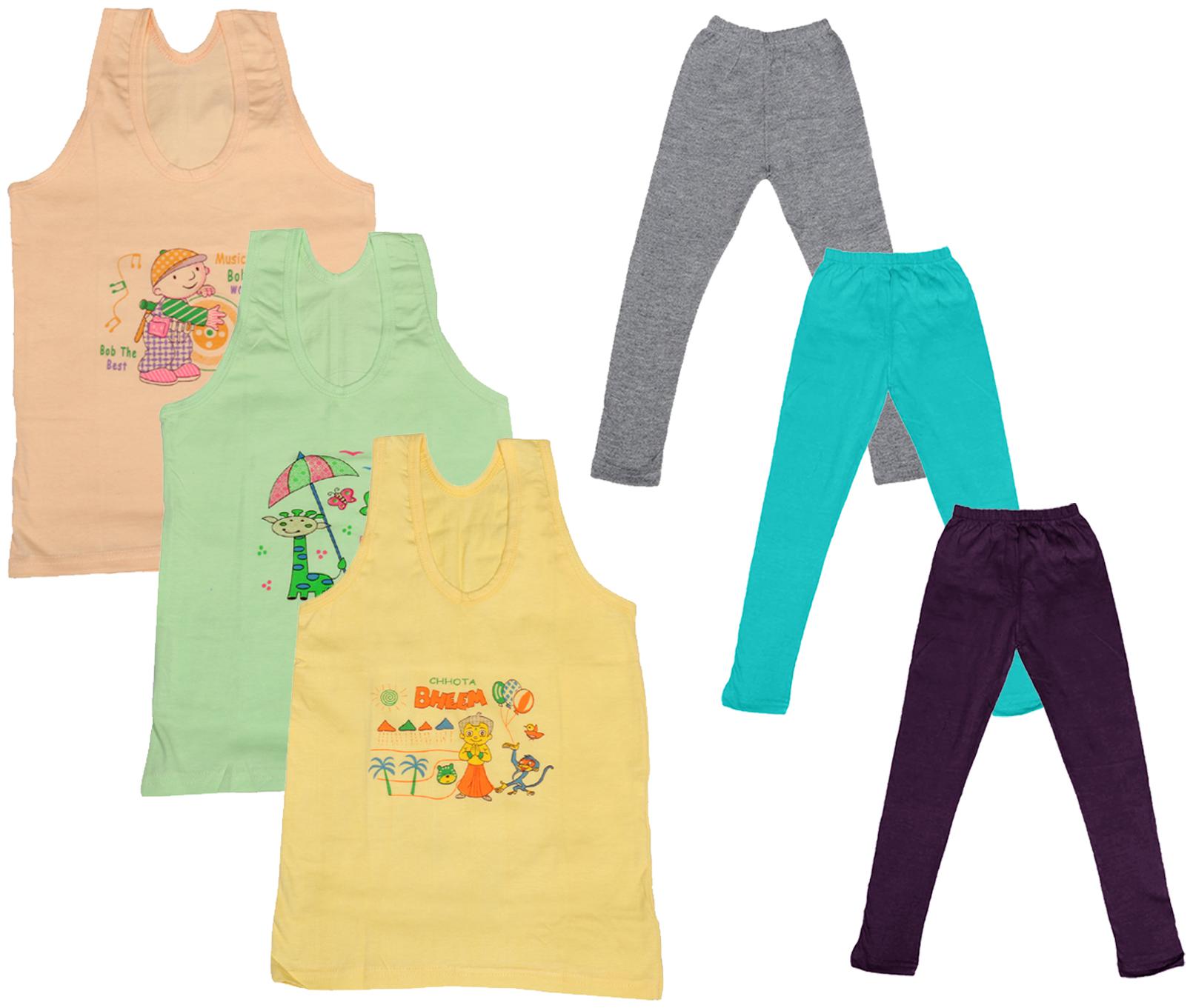 

Kavya Girl Cotton Top Bottom Set - Multi