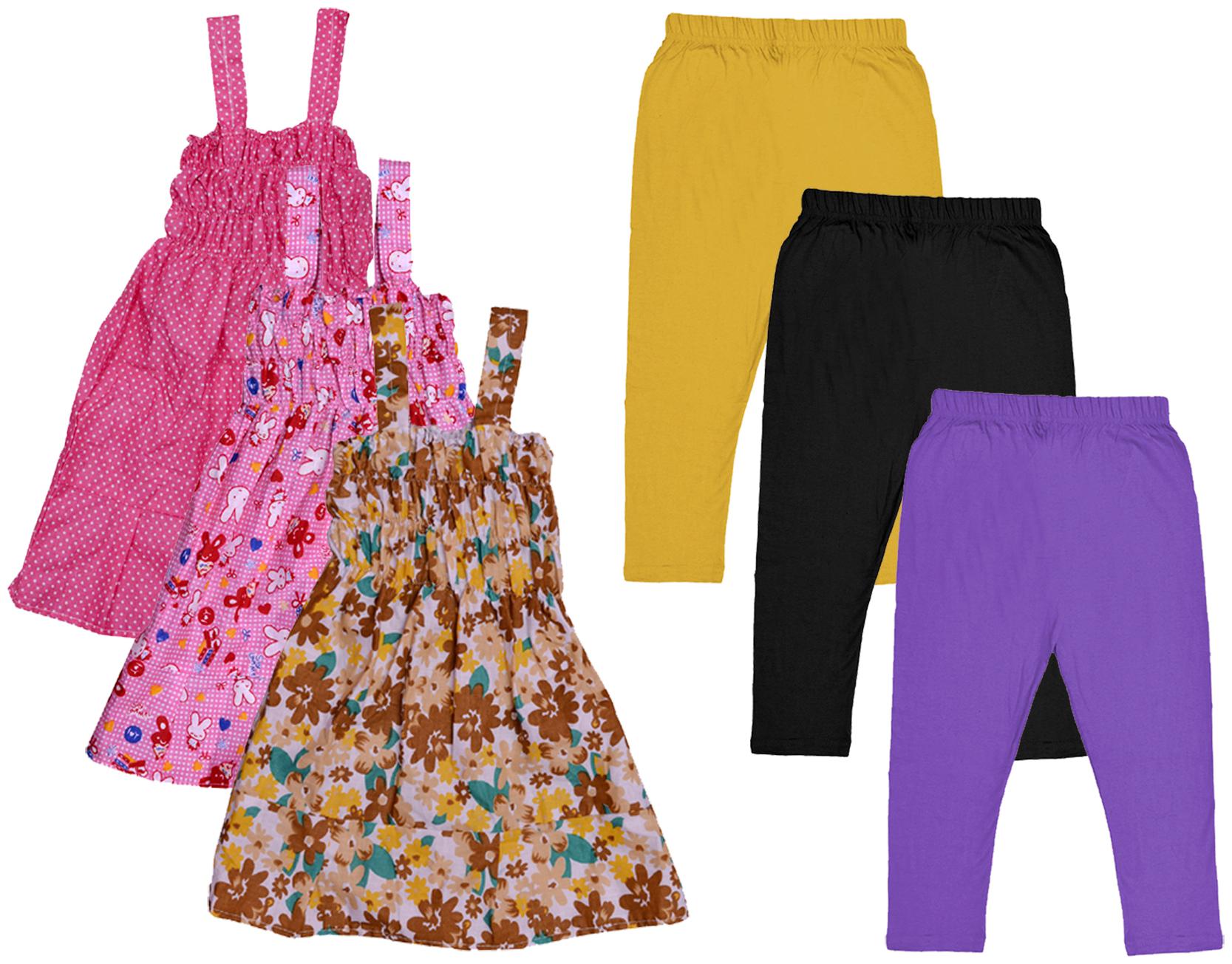 

Kavya Girl Cotton Top Bottom Set - Multi