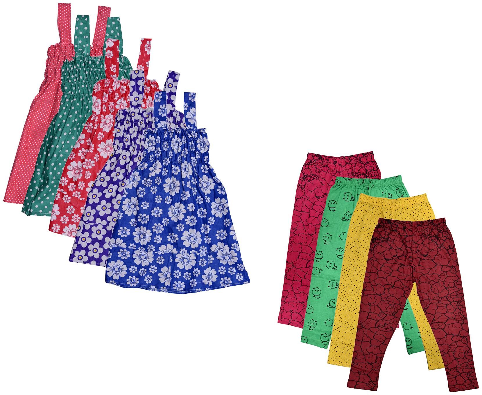 

Kavya Girl Cotton Top Bottom Set - Multi