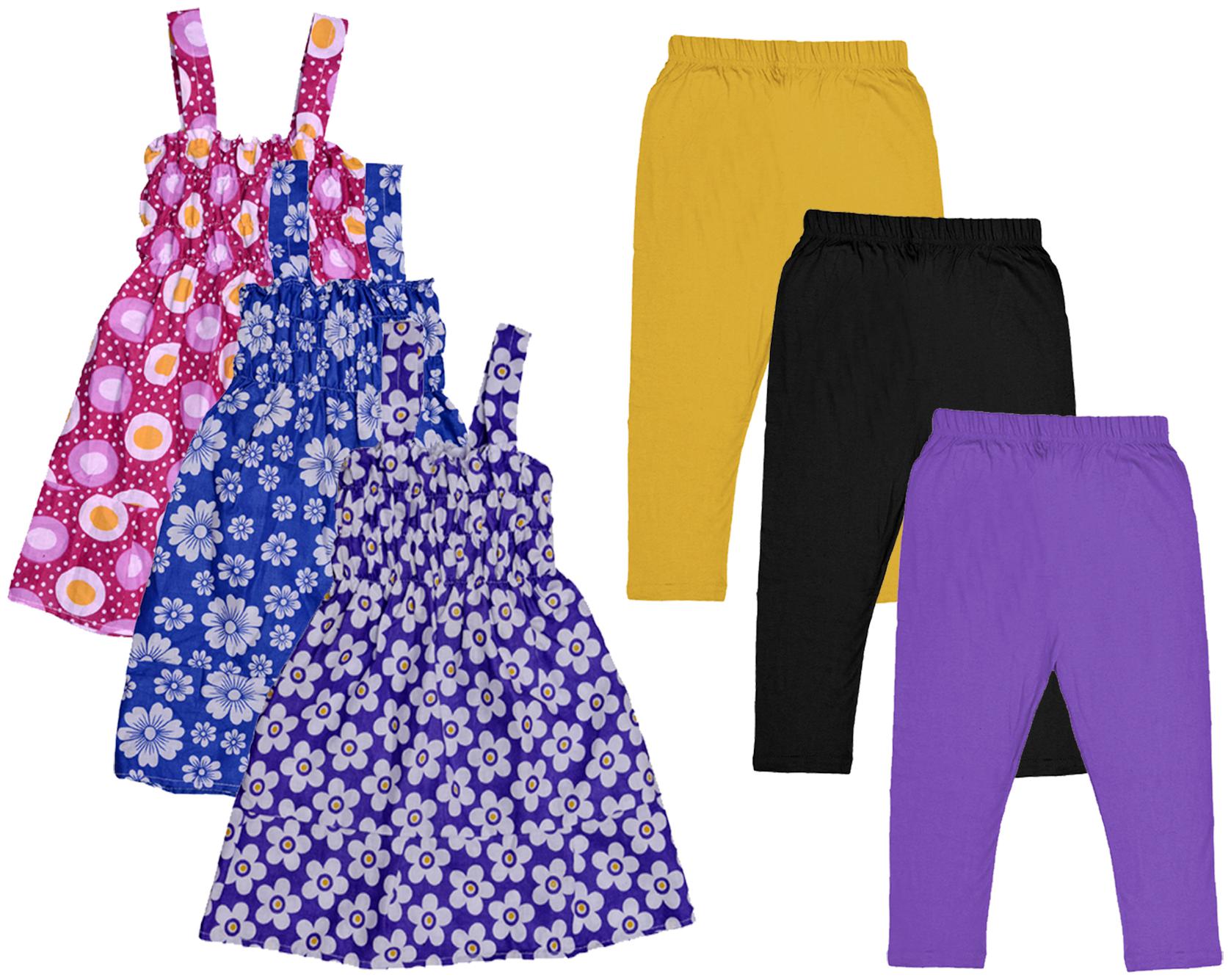 

Kavya Girl Cotton Top Bottom Set - Multi