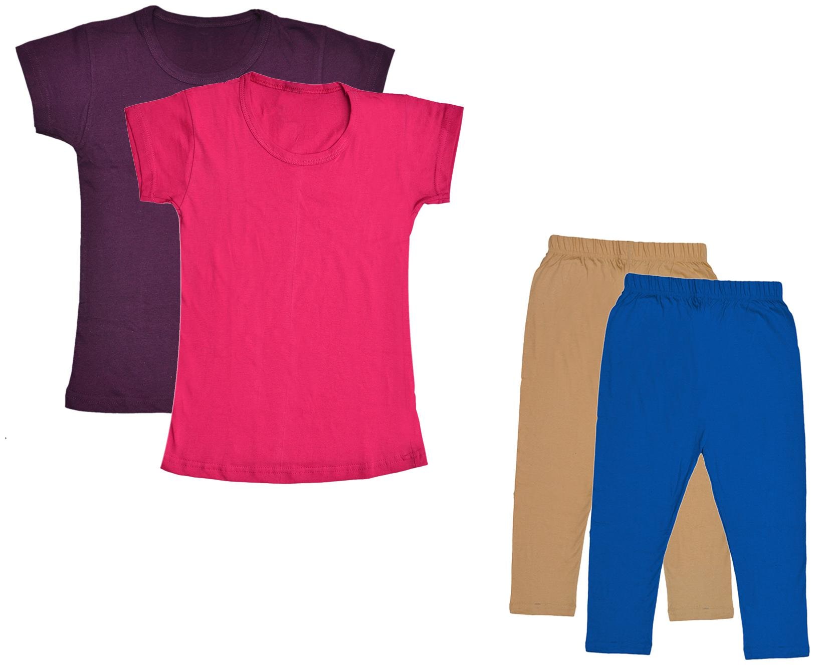 

Kavya Girl Cotton Top Bottom Set - Multi