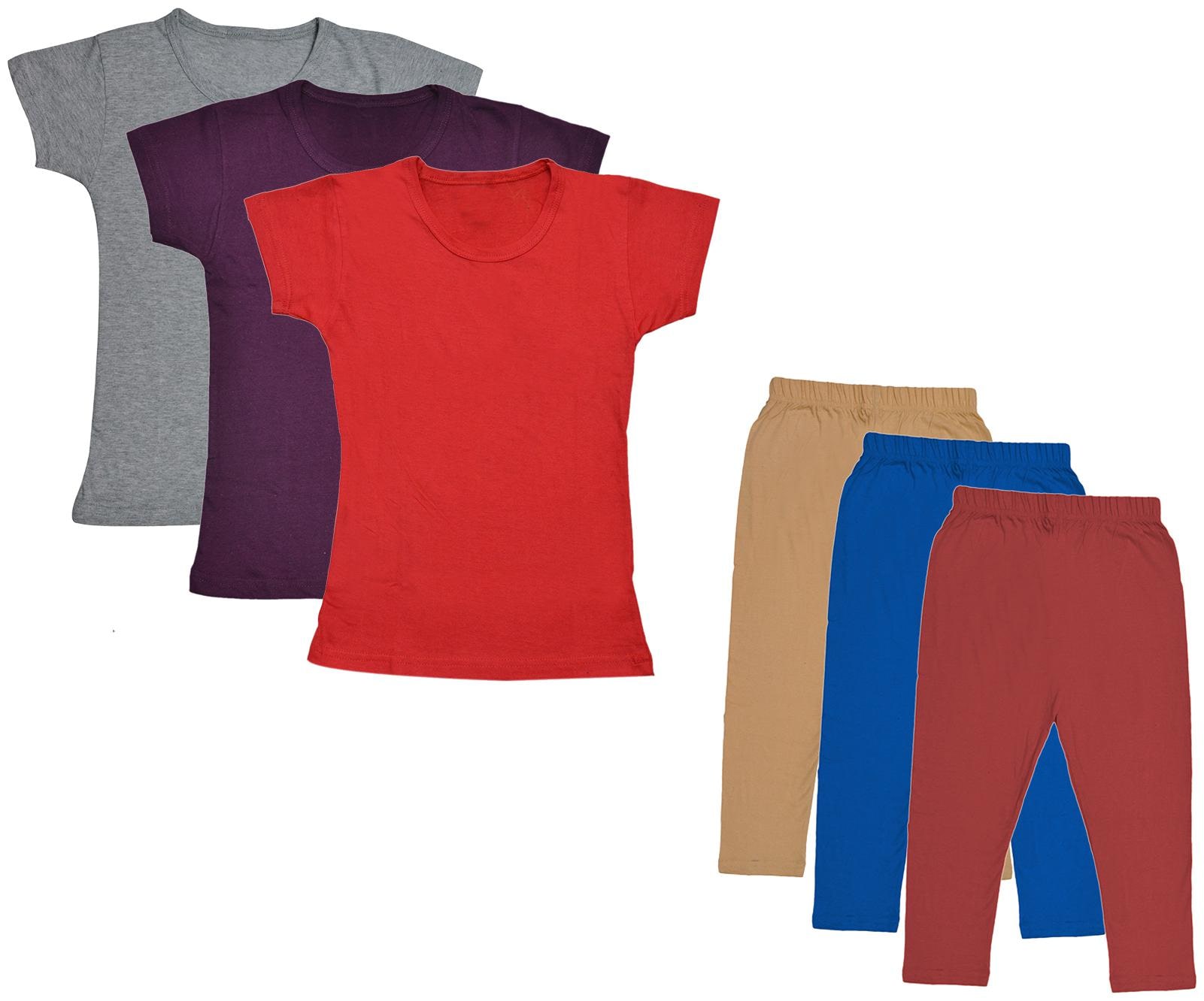

Kavya Girl Cotton Top Bottom Set - Multi