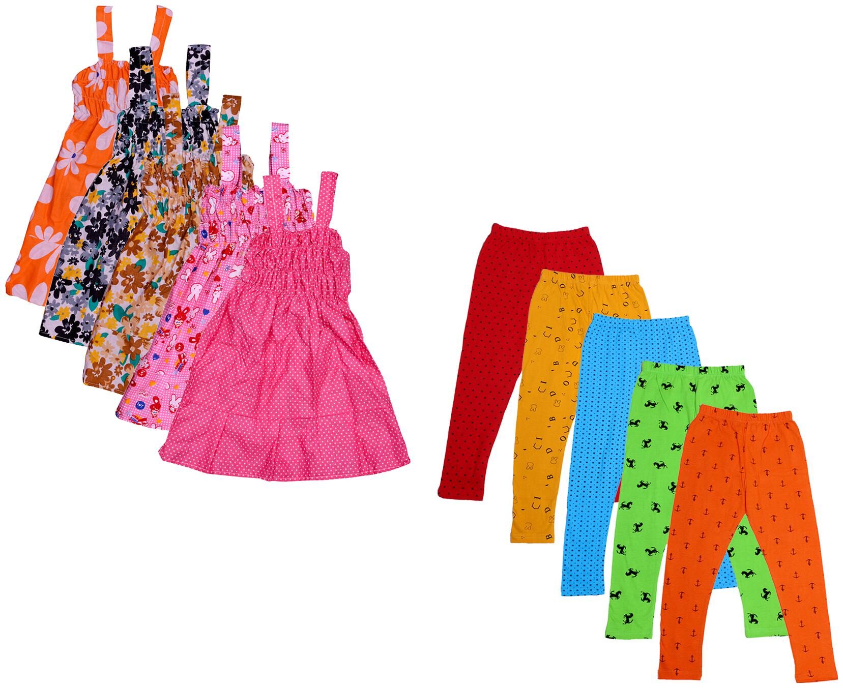 

Kavya Girl Cotton Top Bottom Set - Multi