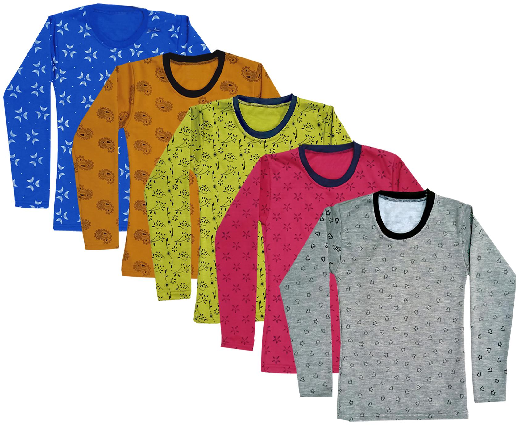 

Kavya Girl Wool Printed T shirt - Multi