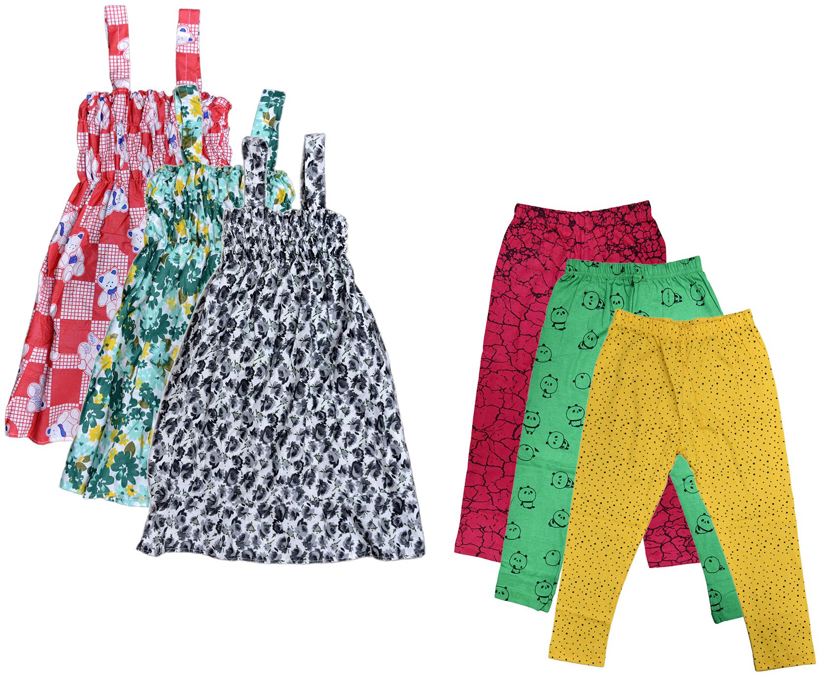 

Kavya Girl Cotton Top Bottom Set - Multi