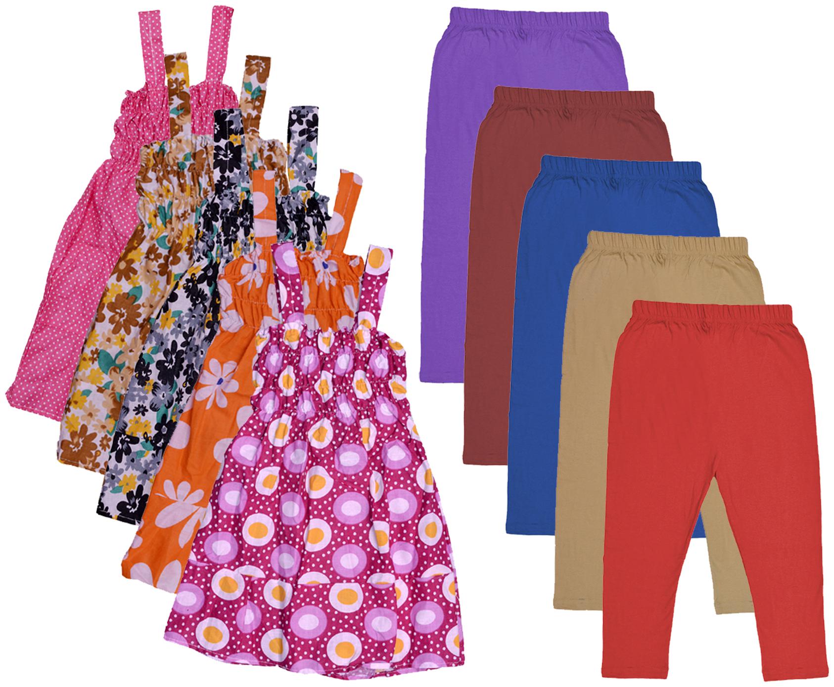 

Kavya Girl Cotton Top Bottom Set - Multi