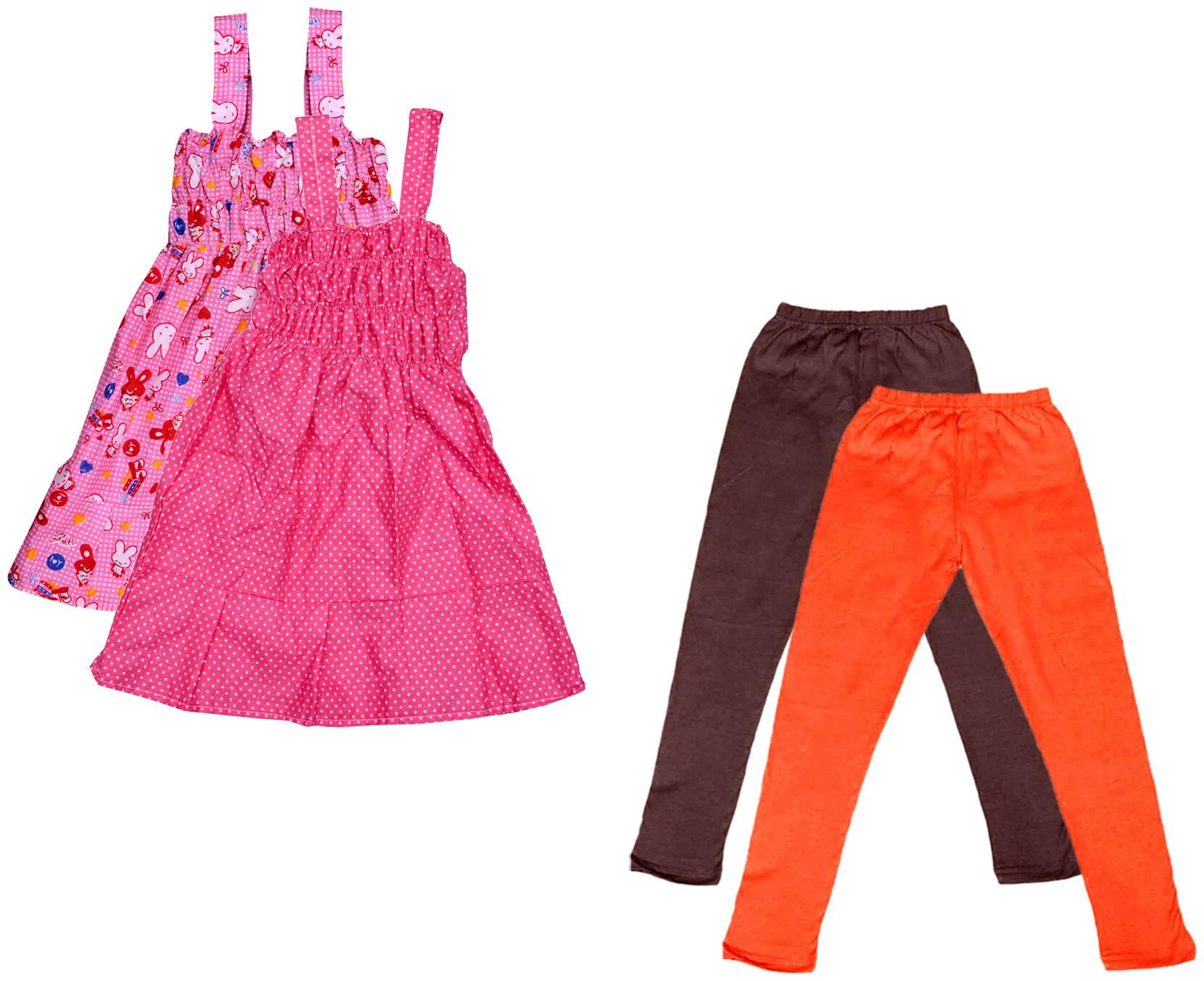 

Kavya Girl Cotton Top Bottom Set - Multi