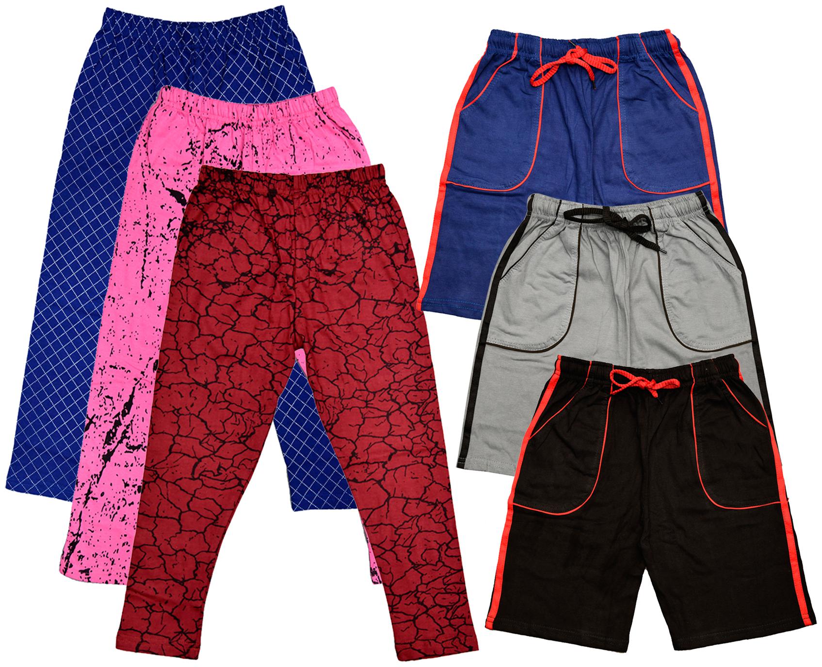 

Kavya Girl Cotton Printed Capri - Multi