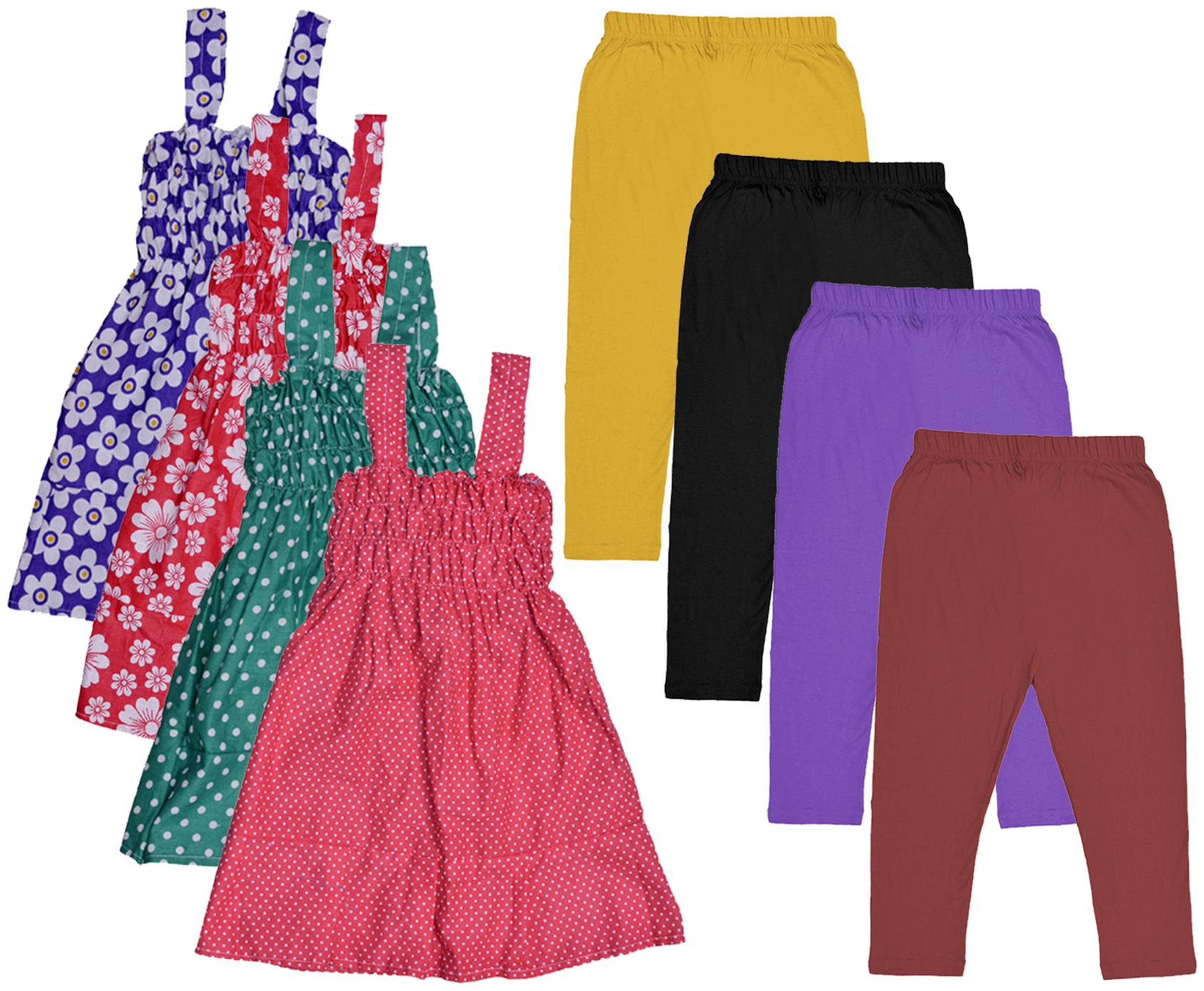 

Kavya Girl Cotton Top Bottom Set - Multi