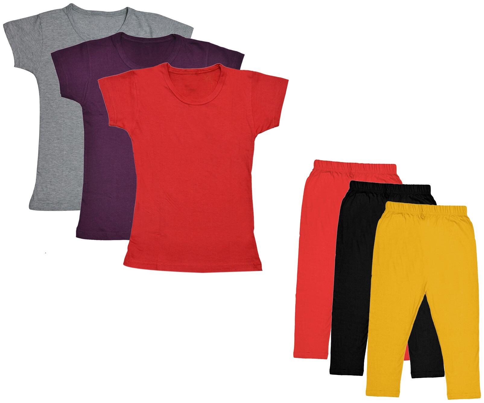 

Kavya Girl Cotton Top Bottom Set - Multi