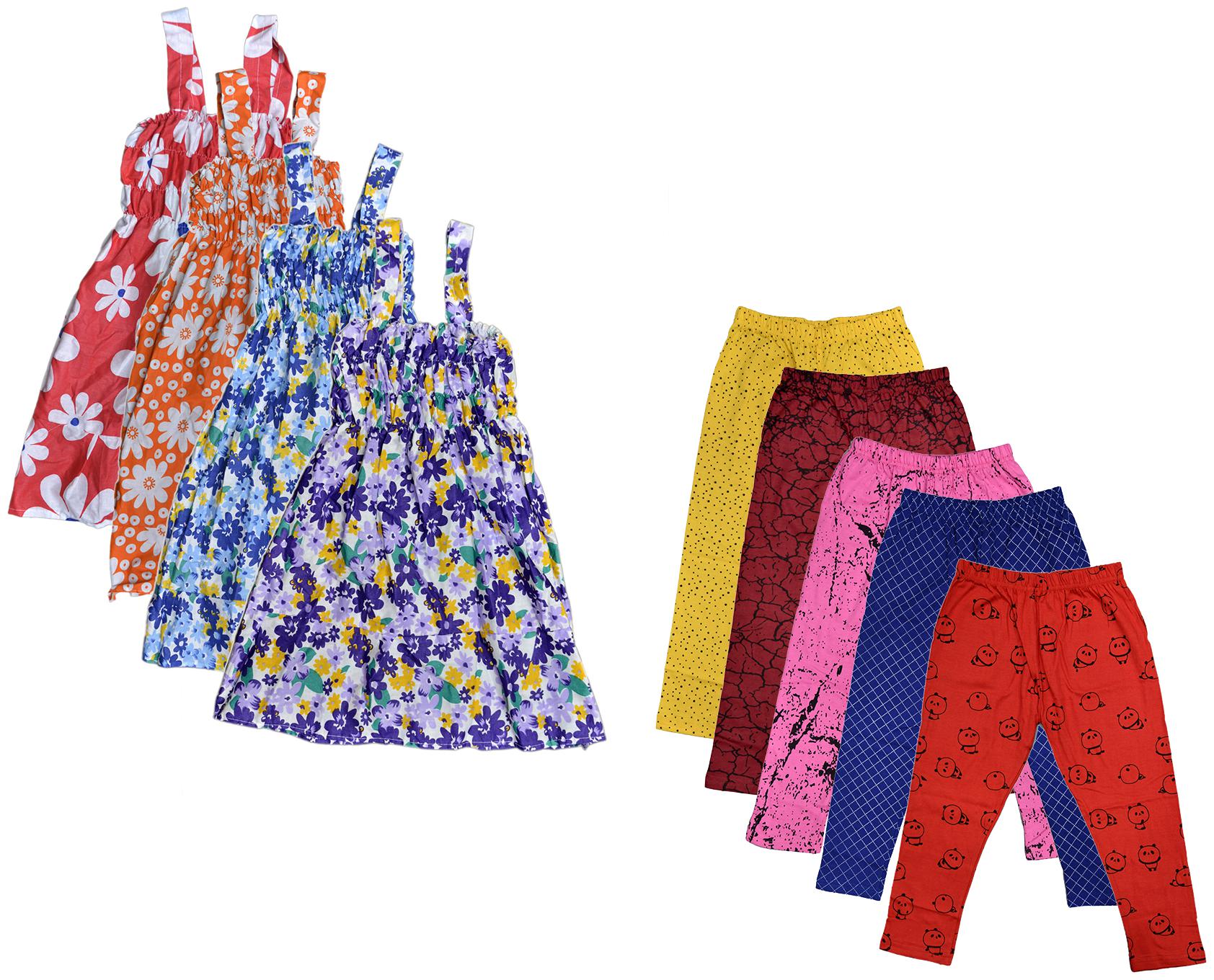 

Kavya Girl Cotton Top Bottom Set - Multi