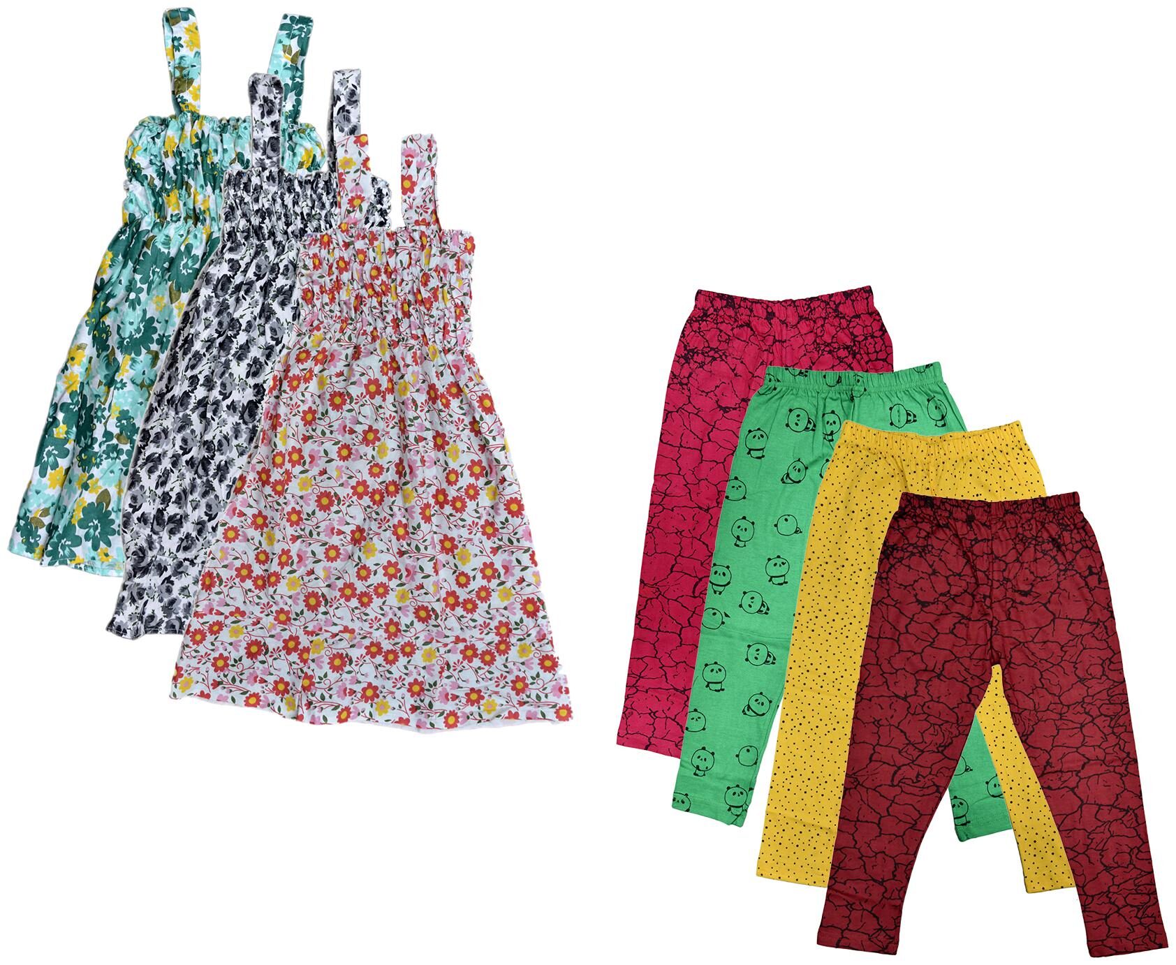 

Kavya Girl Cotton Top Bottom Set - Multi