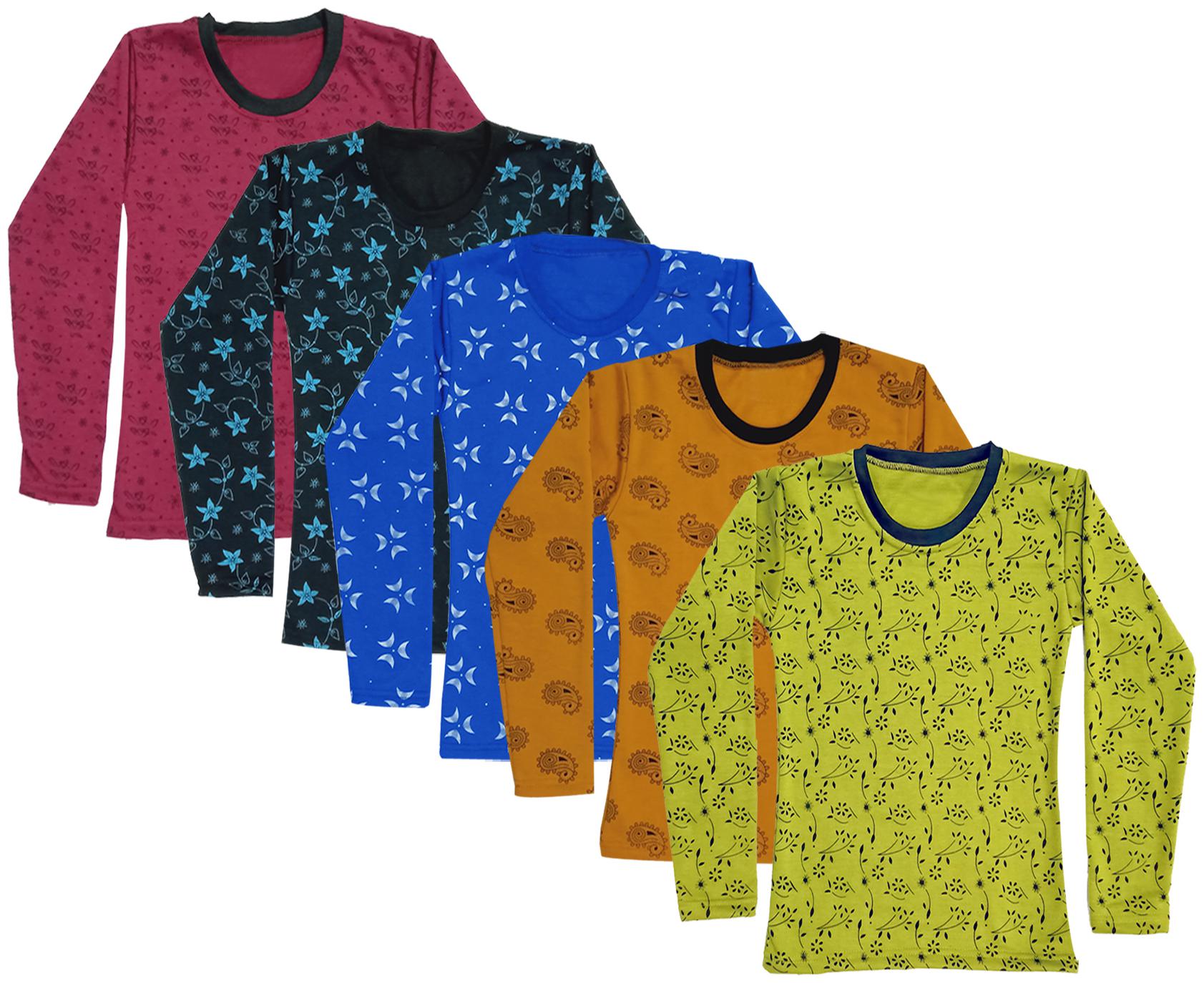 

Kavya Girl Wool Printed T shirt - Multi