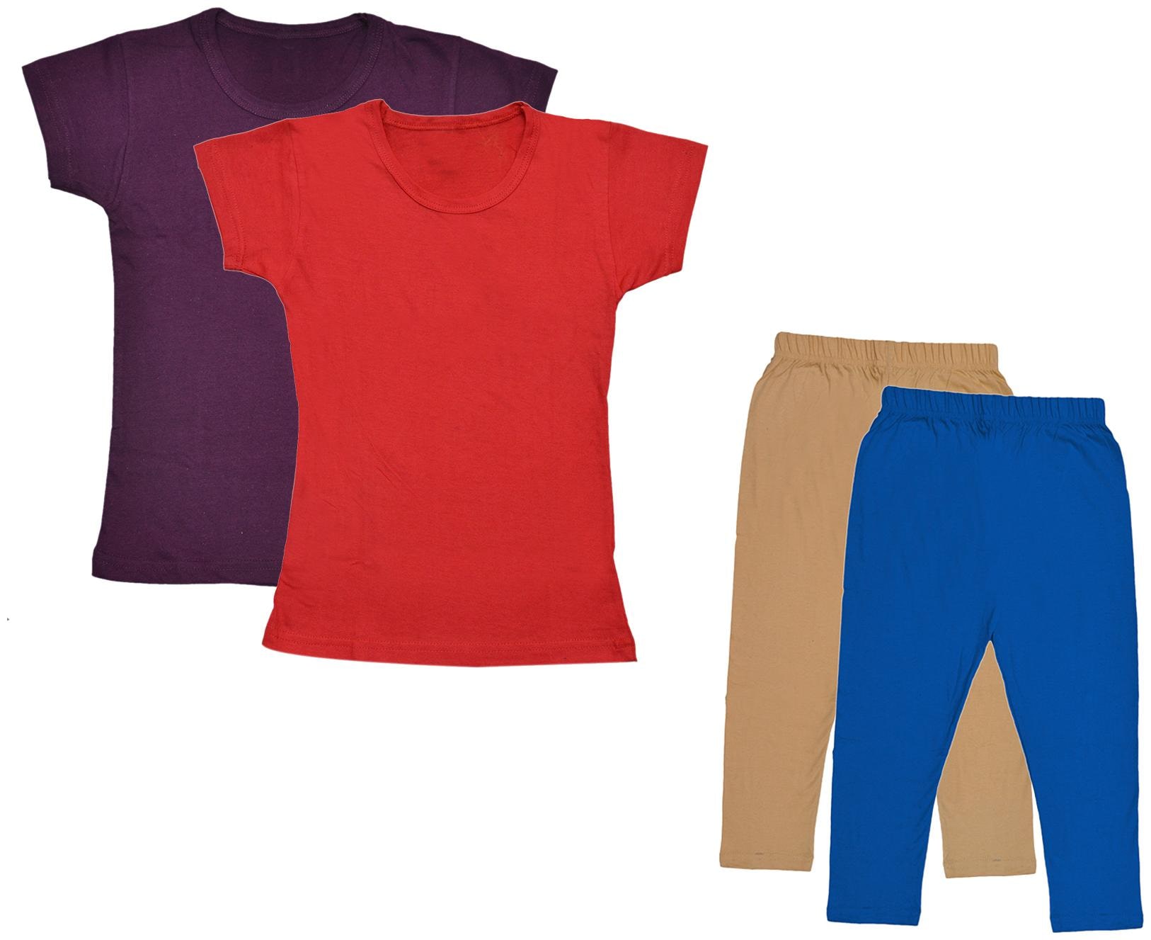 

Kavya Girl Cotton Top Bottom Set - Multi