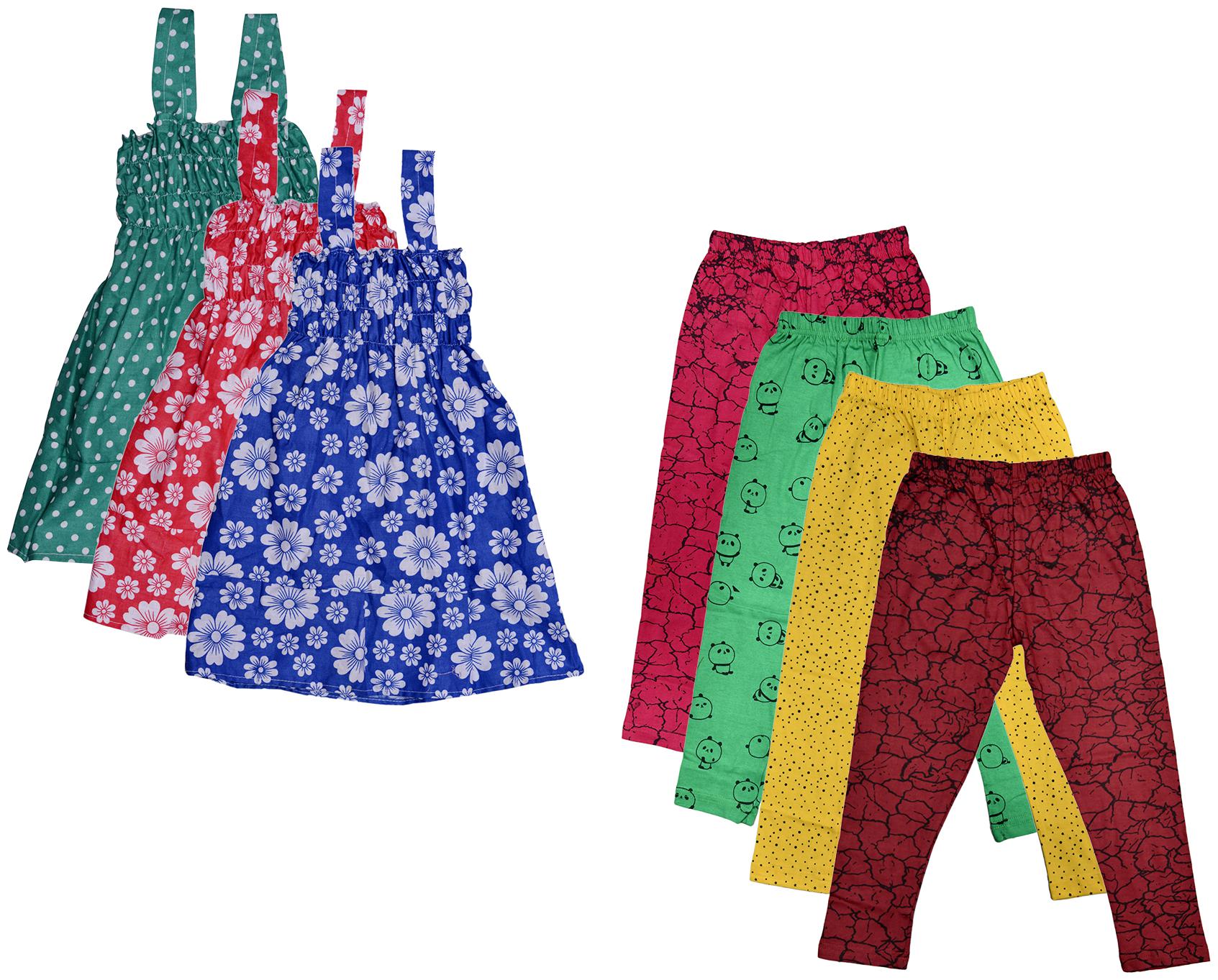 

Kavya Girl Cotton Top Bottom Set - Multi