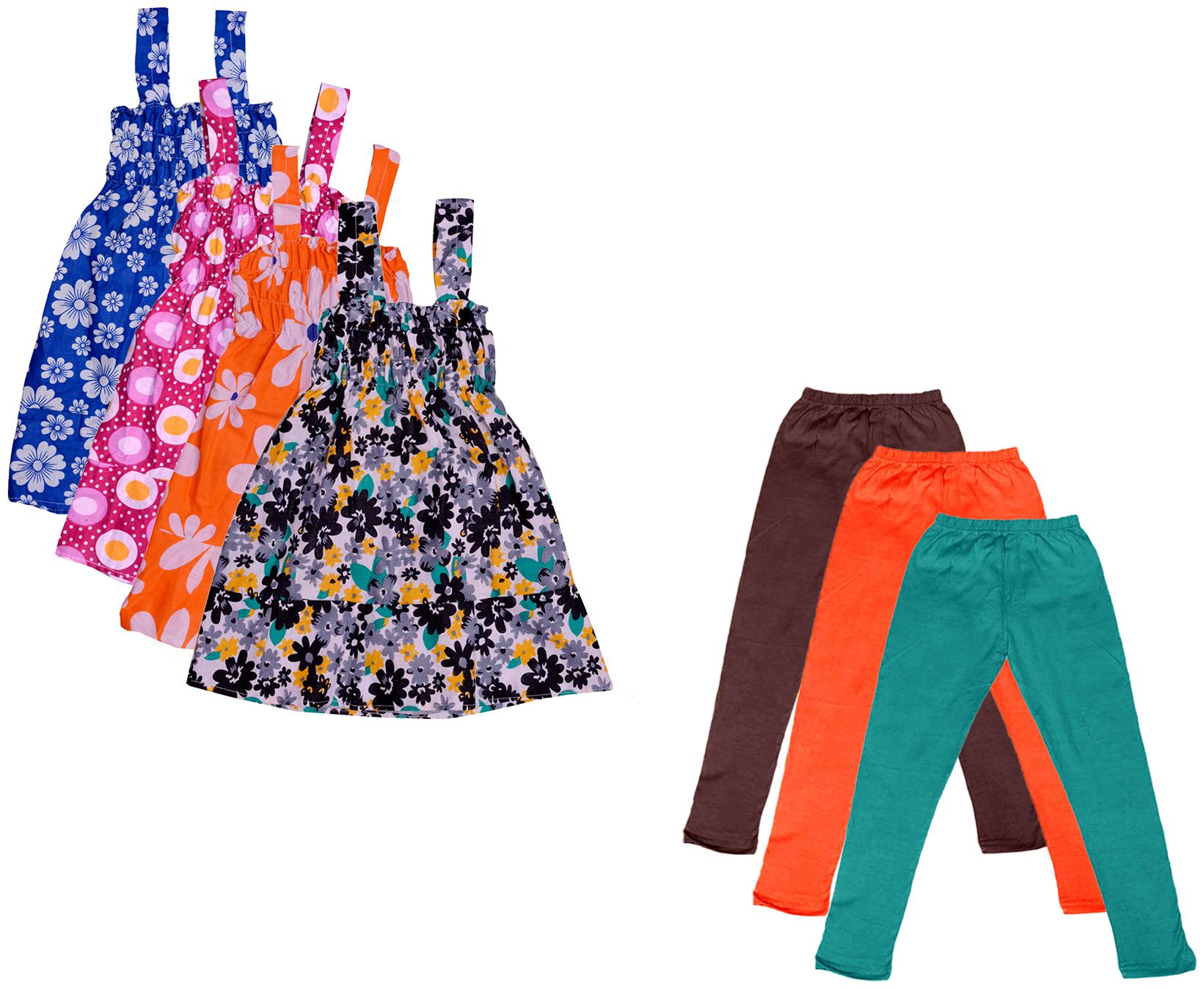 

Kavya Girl Cotton Top Bottom Set - Multi