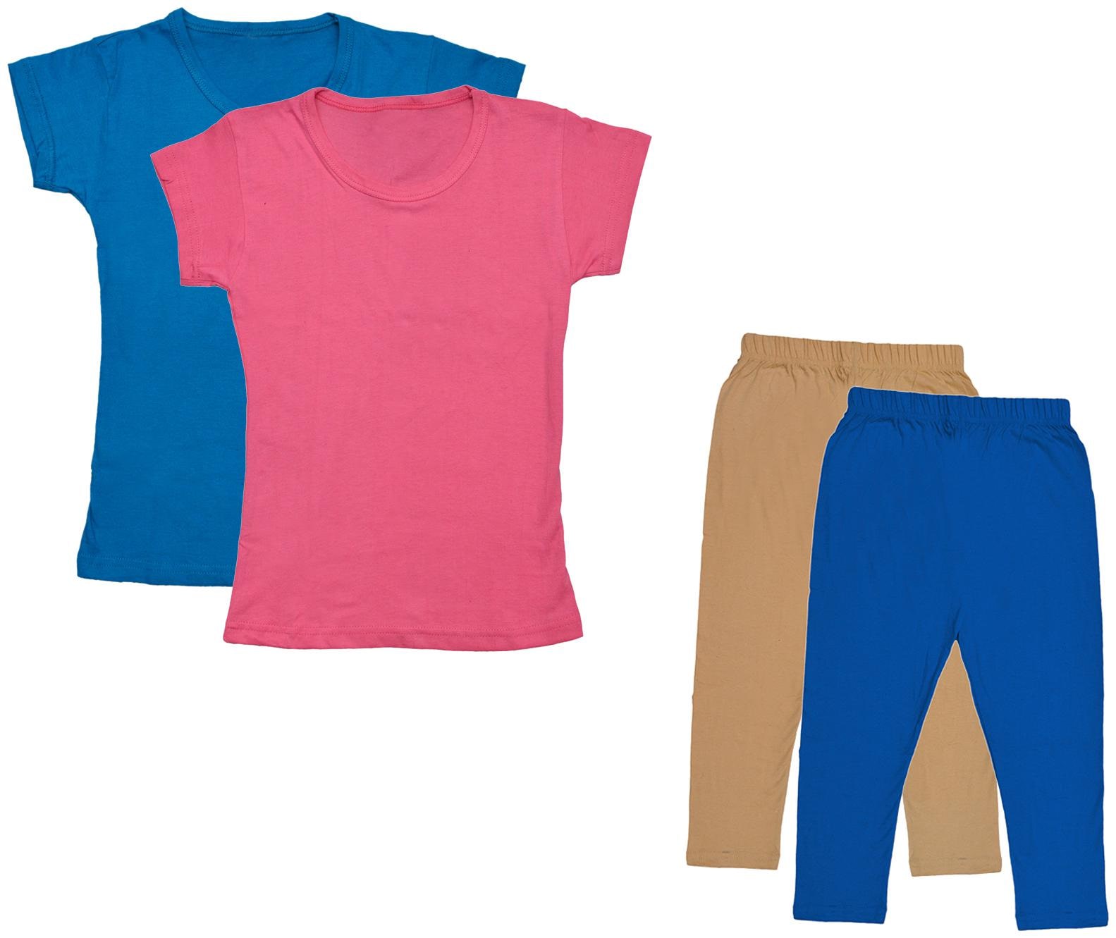 

Kavya Girl Cotton Top Bottom Set - Multi