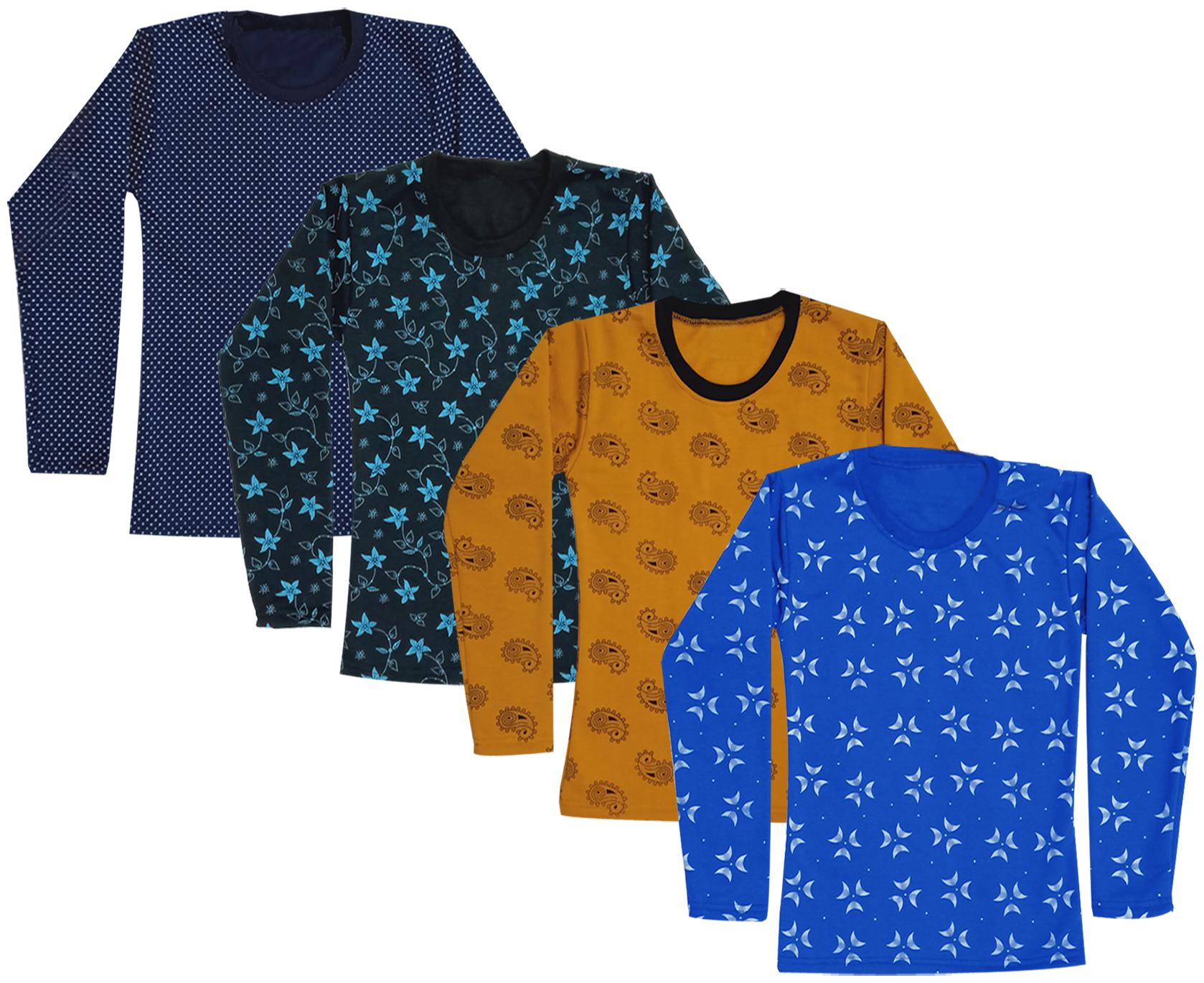 

Kavya Girl Wool Printed T shirt - Multi