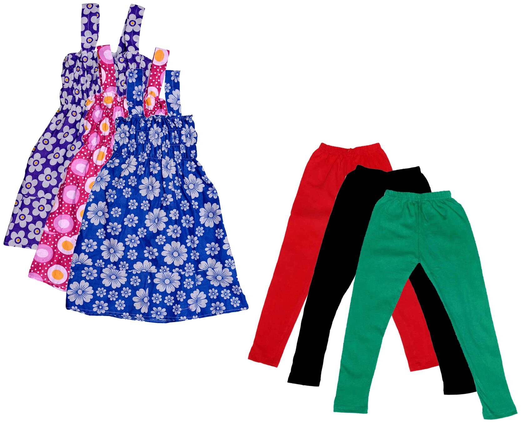 

Kavya Girl Cotton Top Bottom Set - Multi