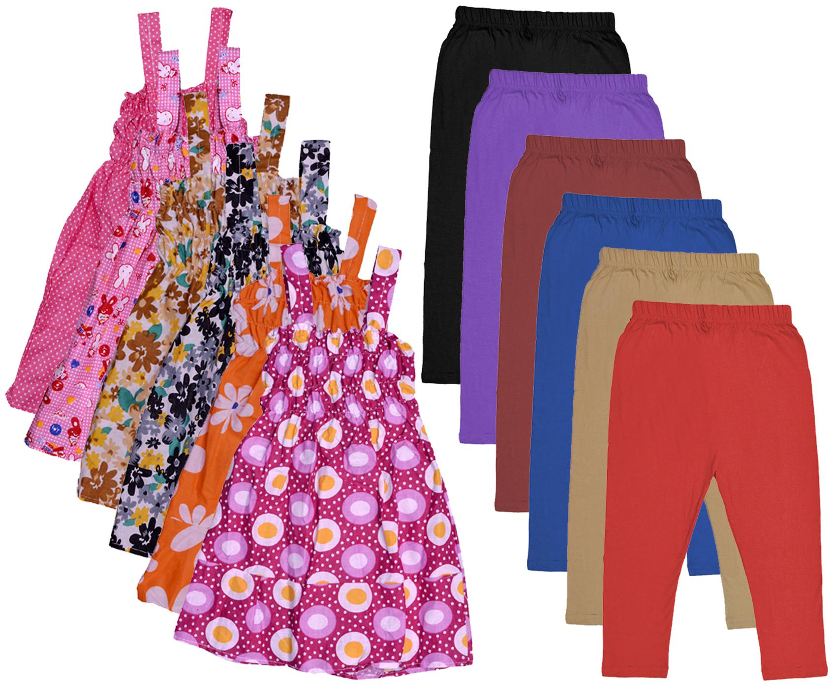 

Kavya Girl Cotton Top Bottom Set - Multi