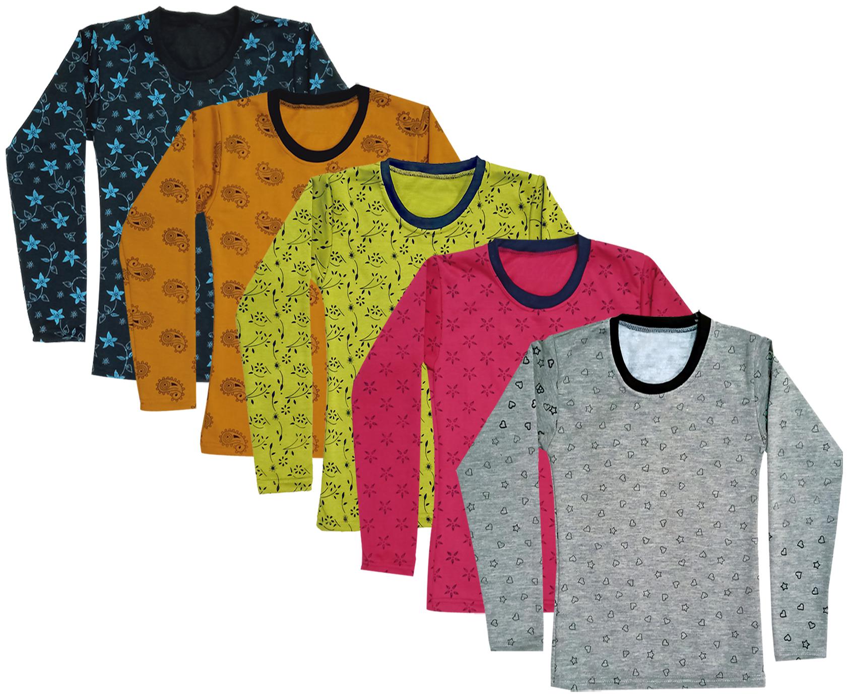 

Kavya Girl Wool Printed T shirt - Multi