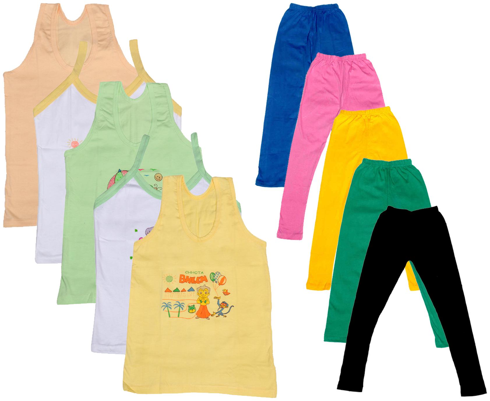 

Kavya Girl Cotton Top Bottom Set - Multi