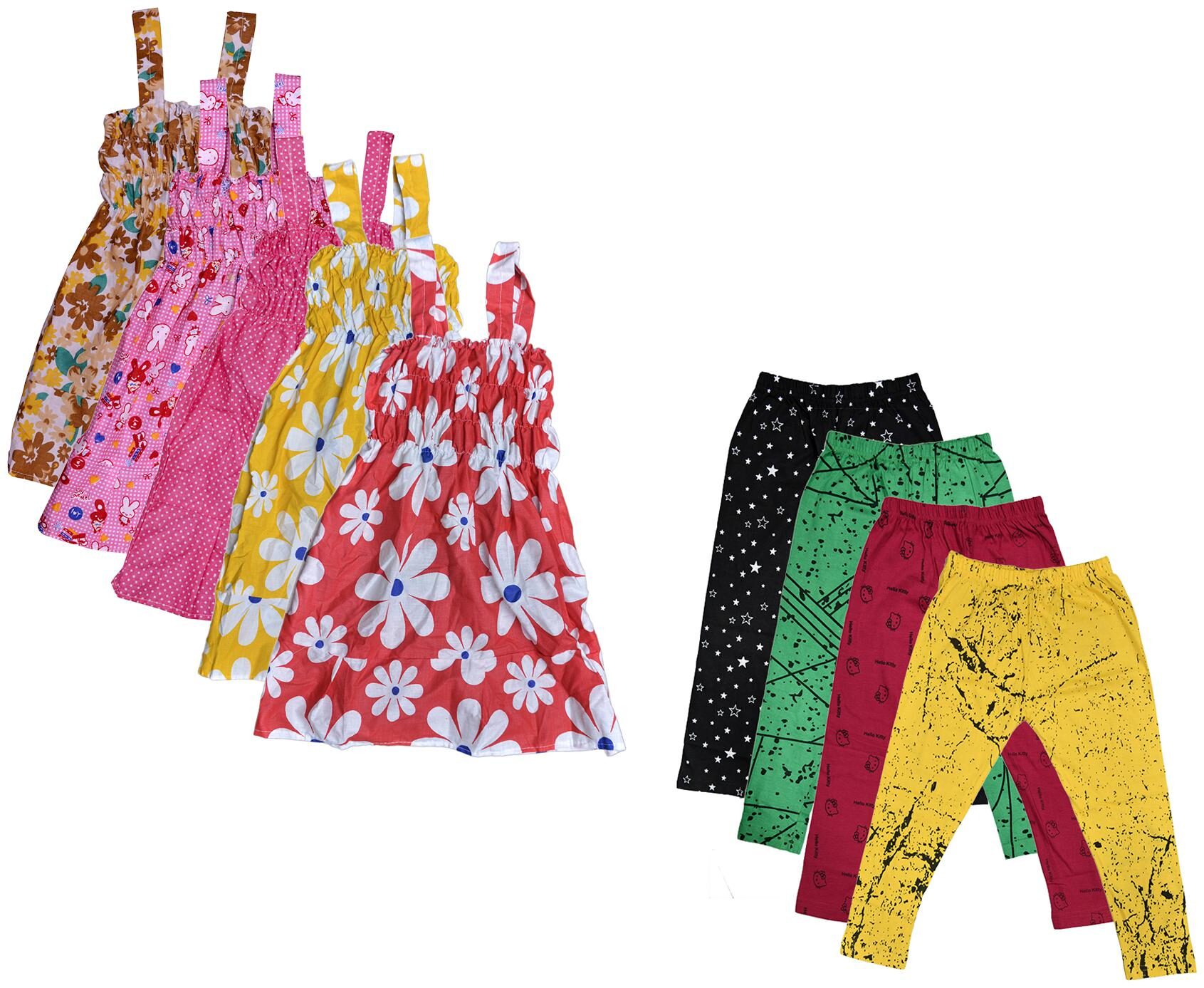 

Kavya Girl Cotton Top Bottom Set - Multi