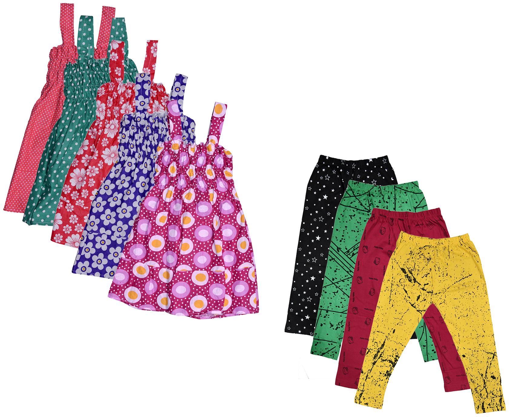 

Kavya Girl Cotton Top Bottom Set - Multi