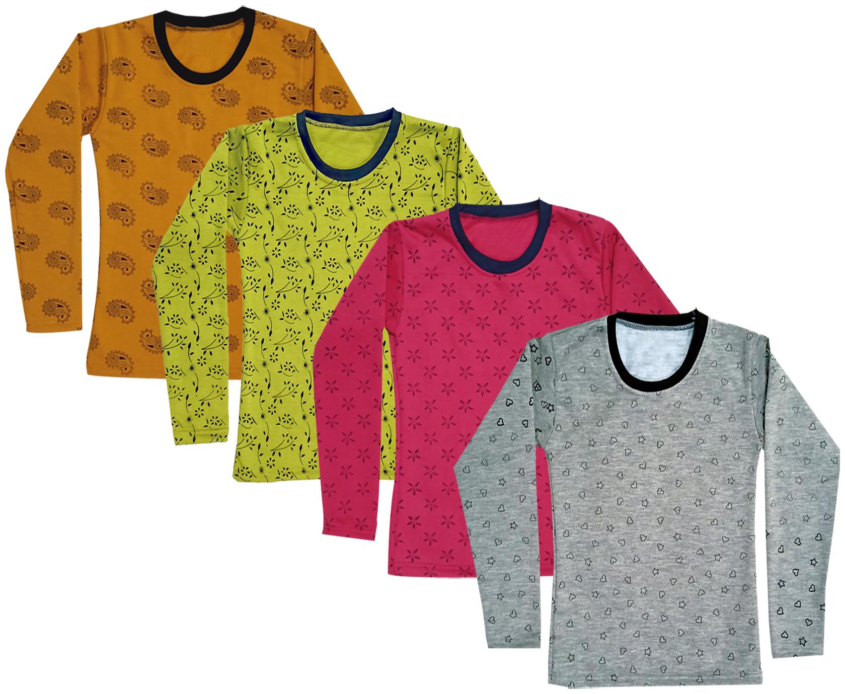 

Kavya Girl Wool Printed T shirt - Multi