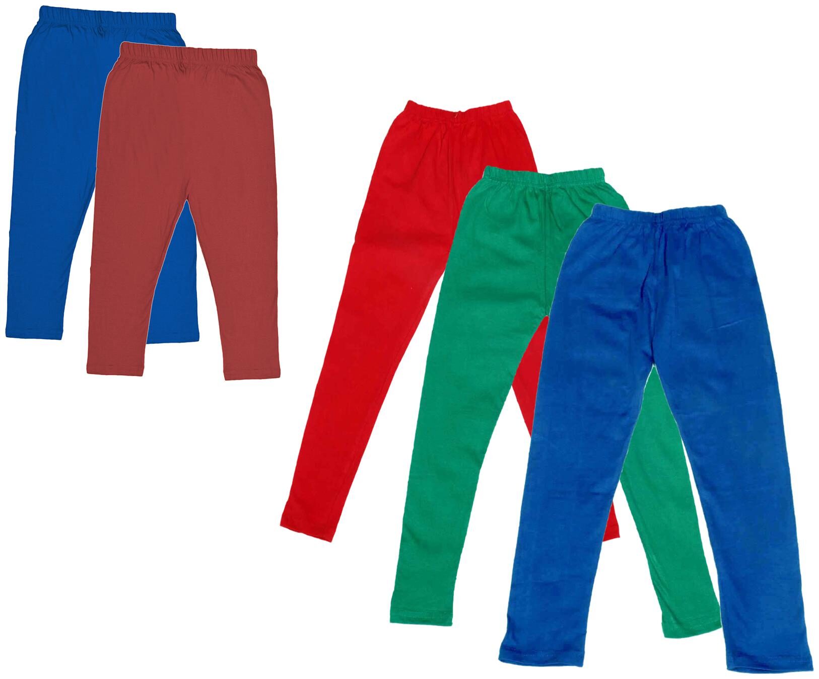 

Kavya Girl Cotton Solid Capri - Multi