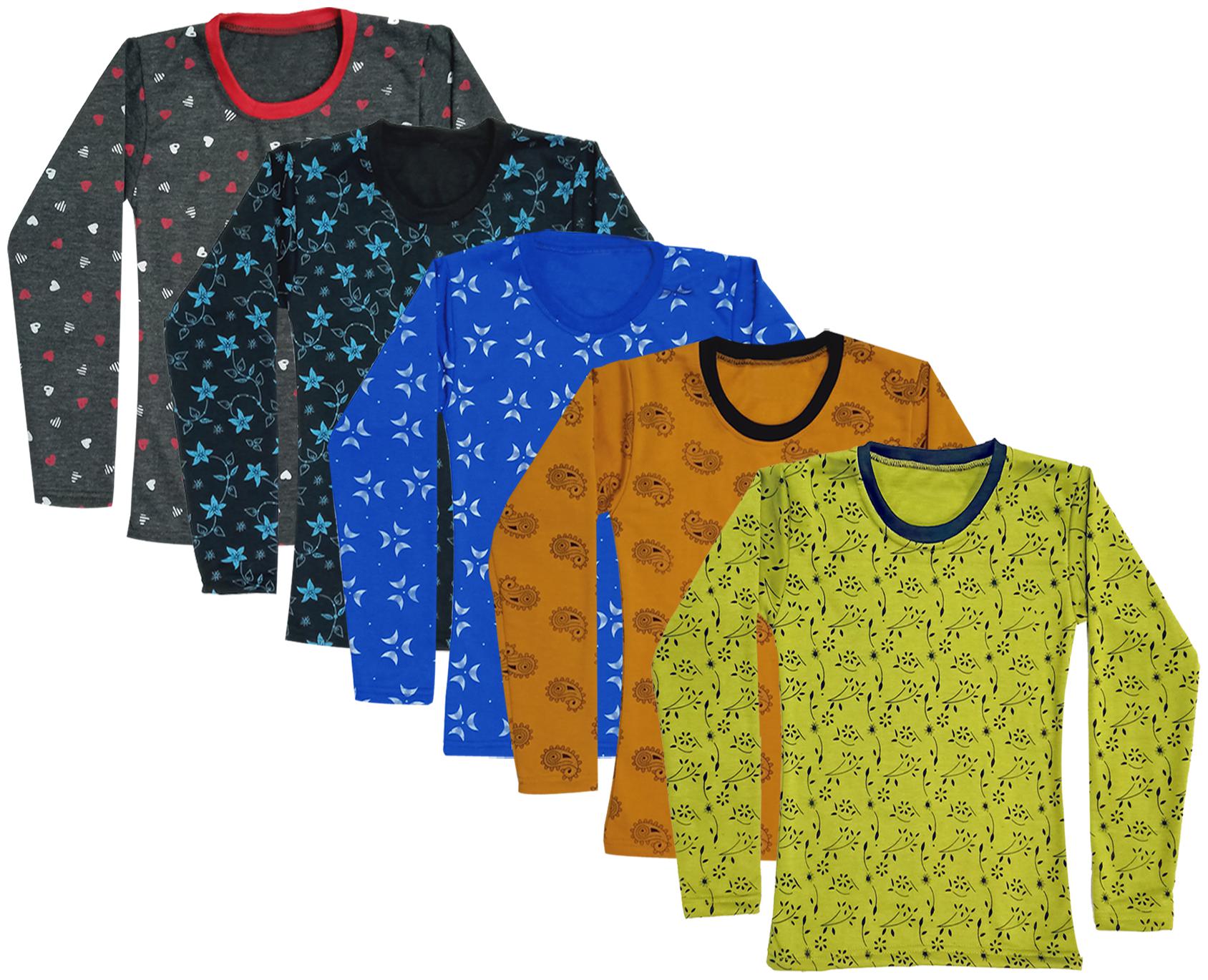 

Kavya Girl Wool Printed T shirt - Multi