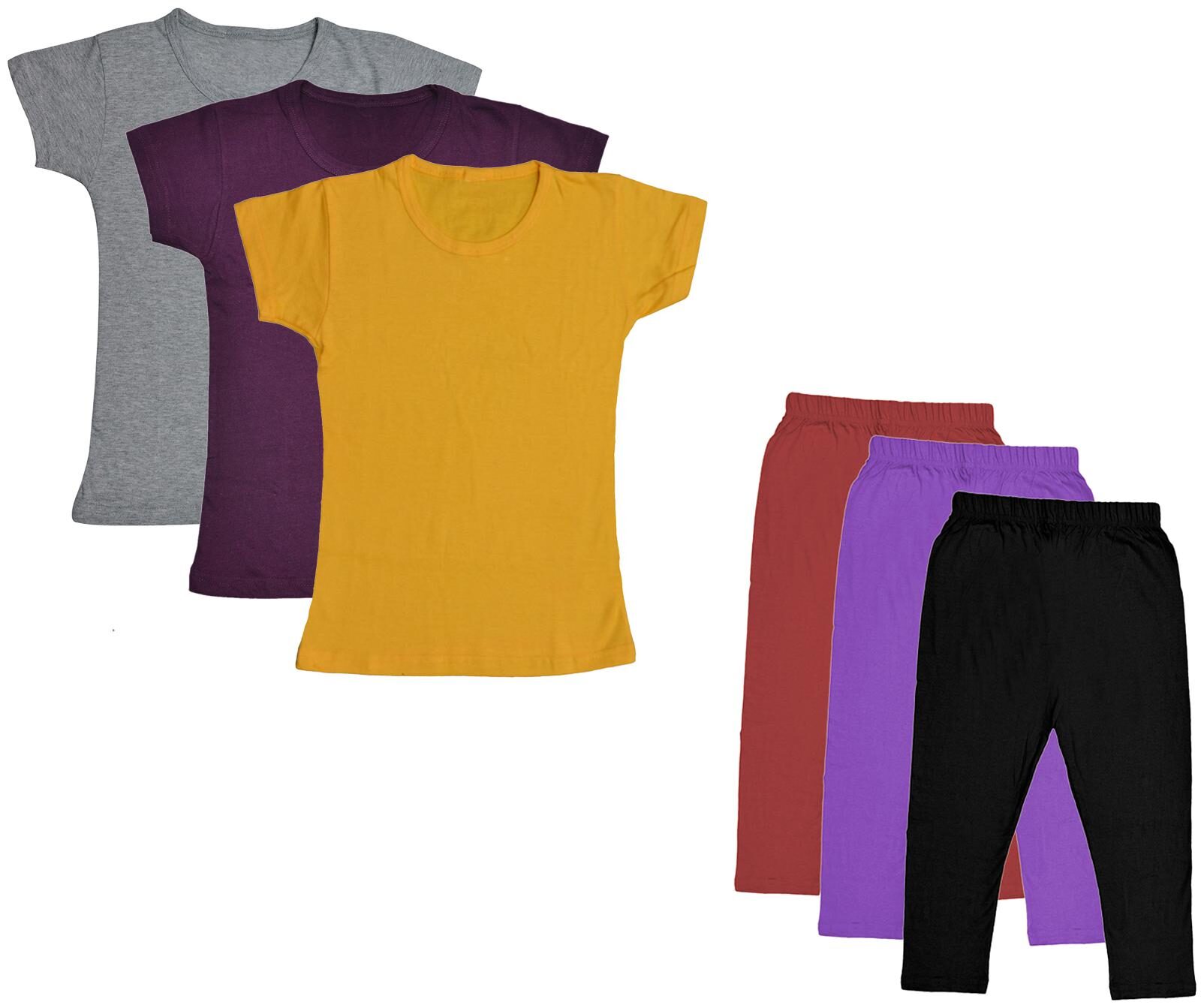 

Kavya Girl Cotton Top Bottom Set - Multi