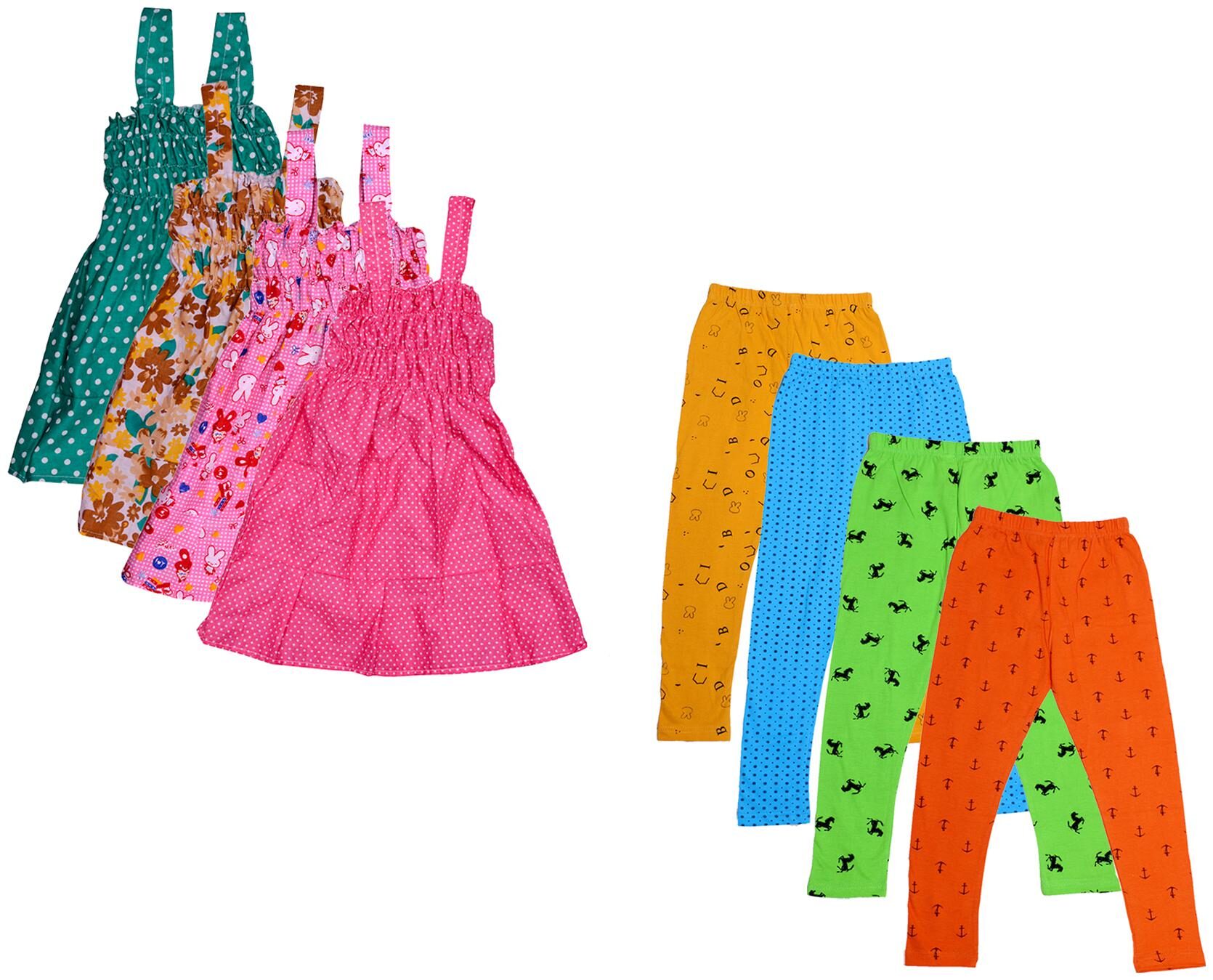 

Kavya Girl Cotton Top Bottom Set - Multi