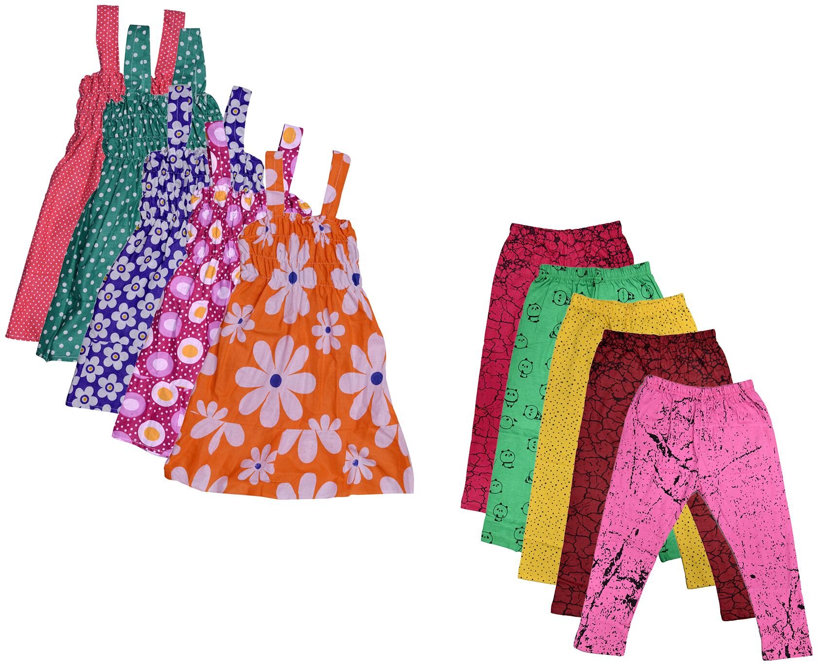 

Kavya Girl Cotton Top Bottom Set - Multi