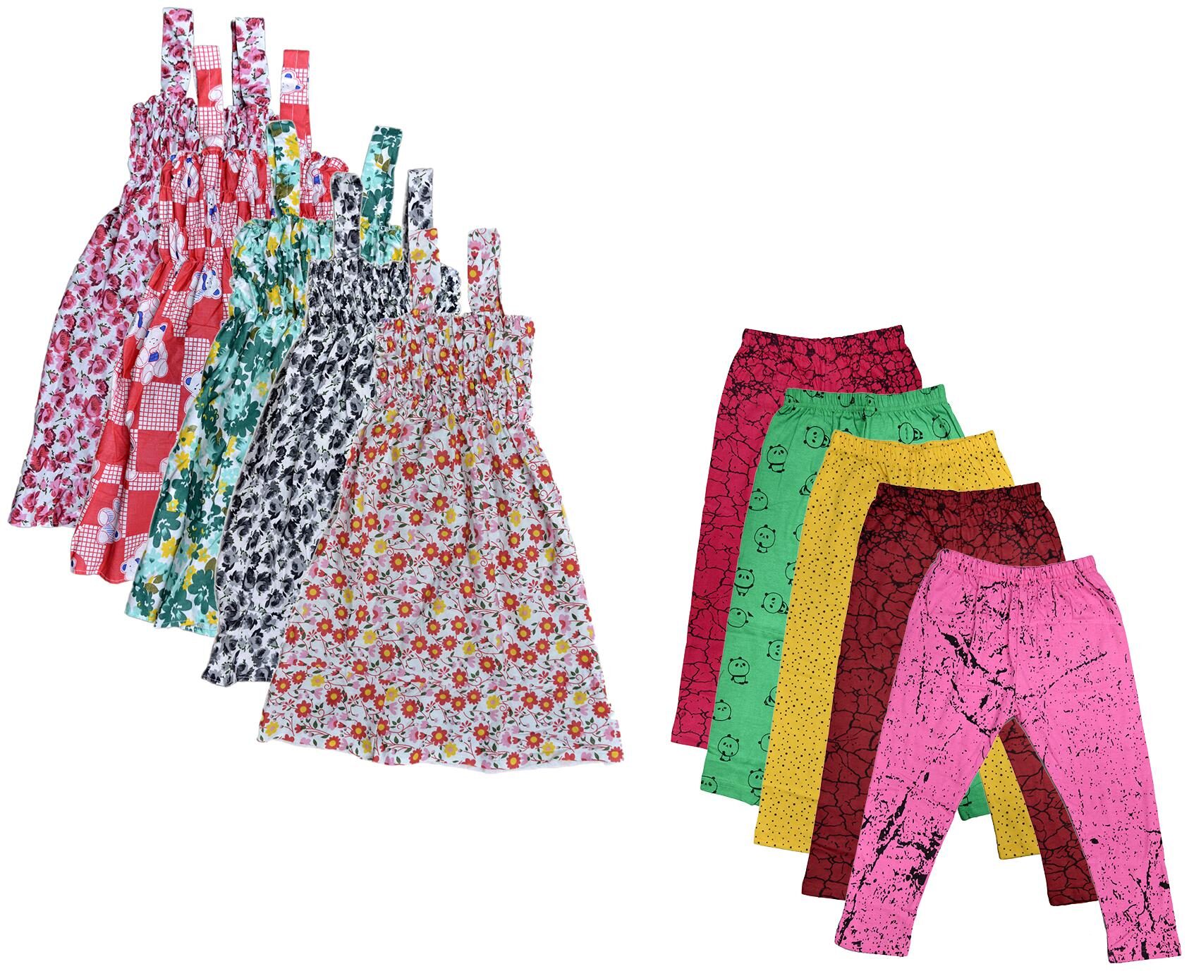 

Kavya Girl Cotton Top Bottom Set - Multi