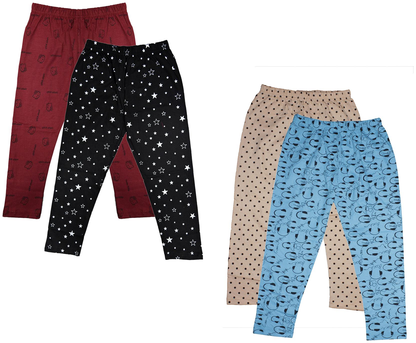 

Kavya Girl Cotton Printed Capri - Multi