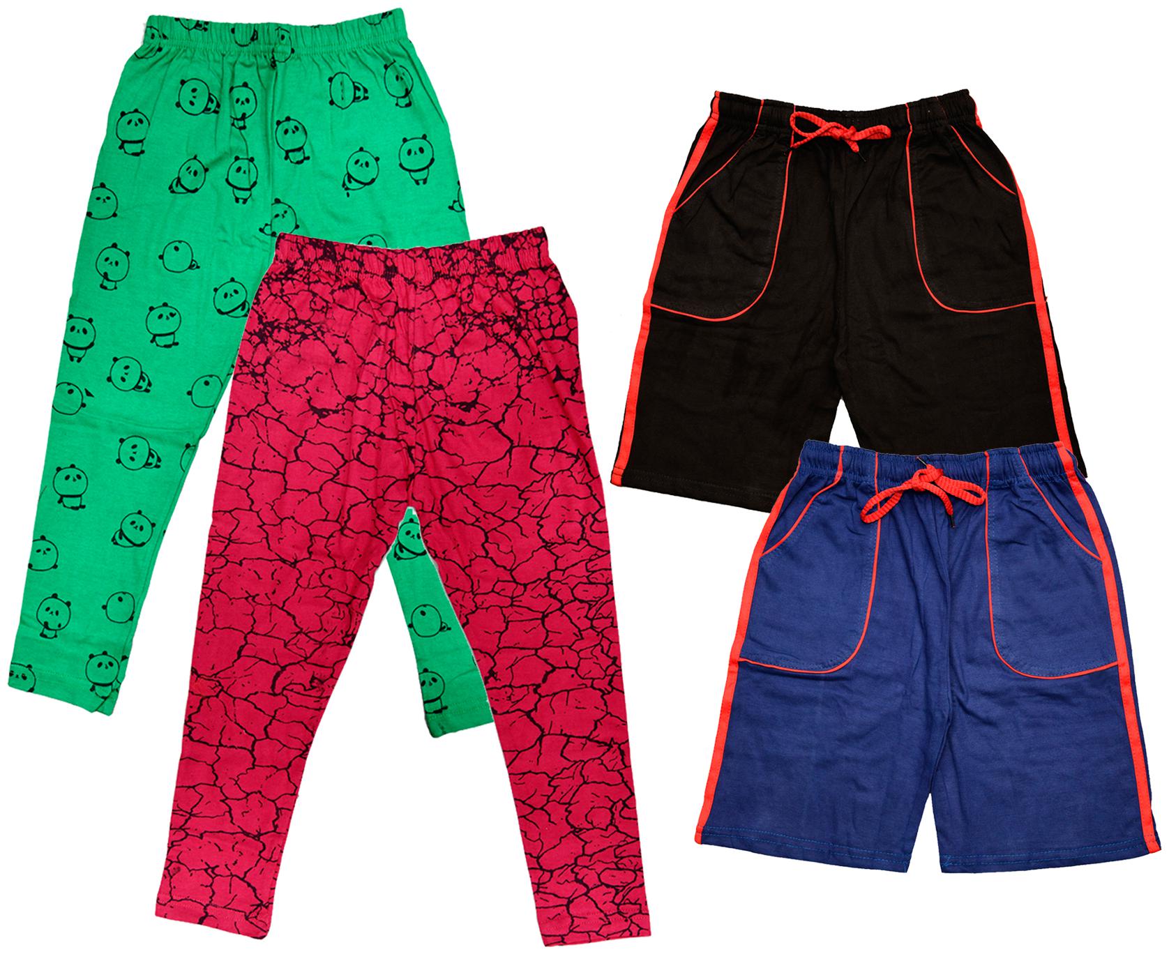 

Kavya Girl Cotton Printed Capri - Multi