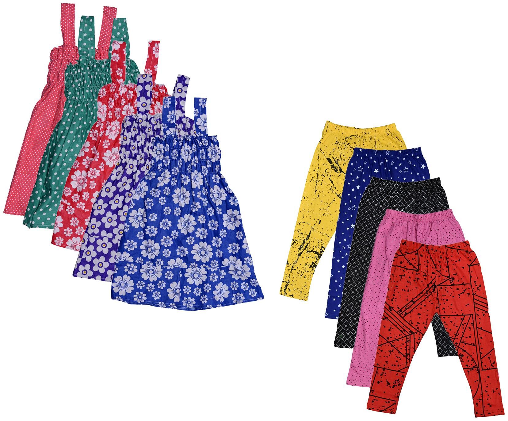 

Kavya Girl Cotton Top Bottom Set - Multi