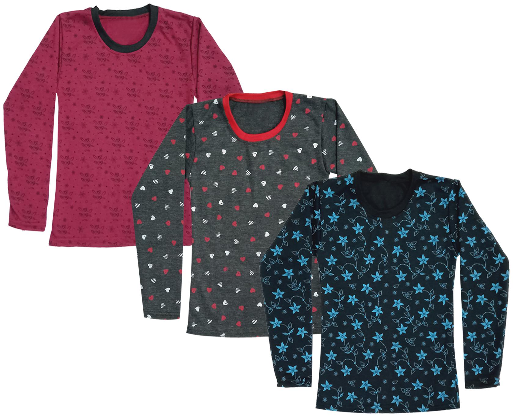 

Kavya Girl Wool Printed T shirt - Multi