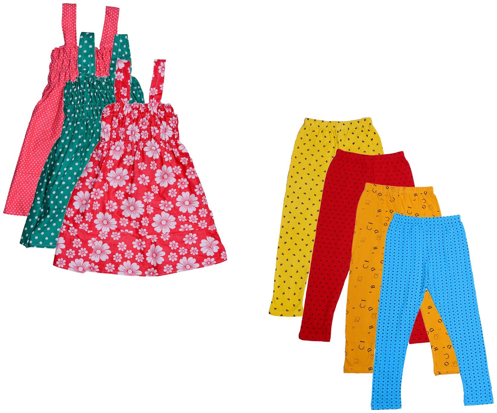 

Kavya Girl Cotton Top Bottom Set - Multi