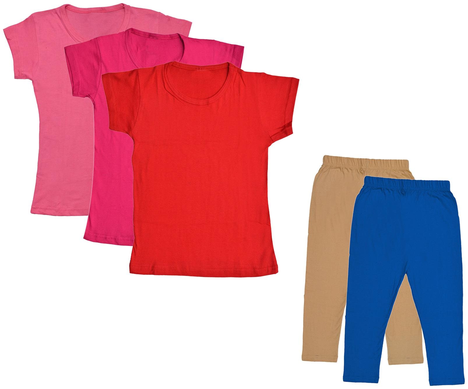 

Kavya Girl Cotton Top Bottom Set - Multi