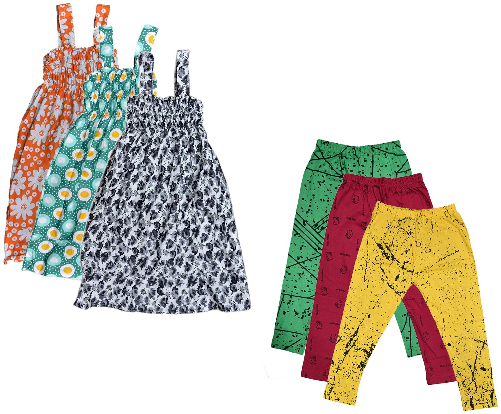

Kavya Girl Cotton Top Bottom Set - Multi