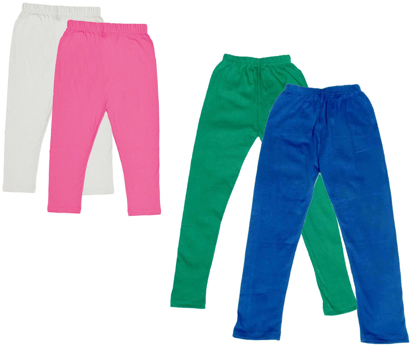 

Kavya Girl Cotton Solid Capri - Multi