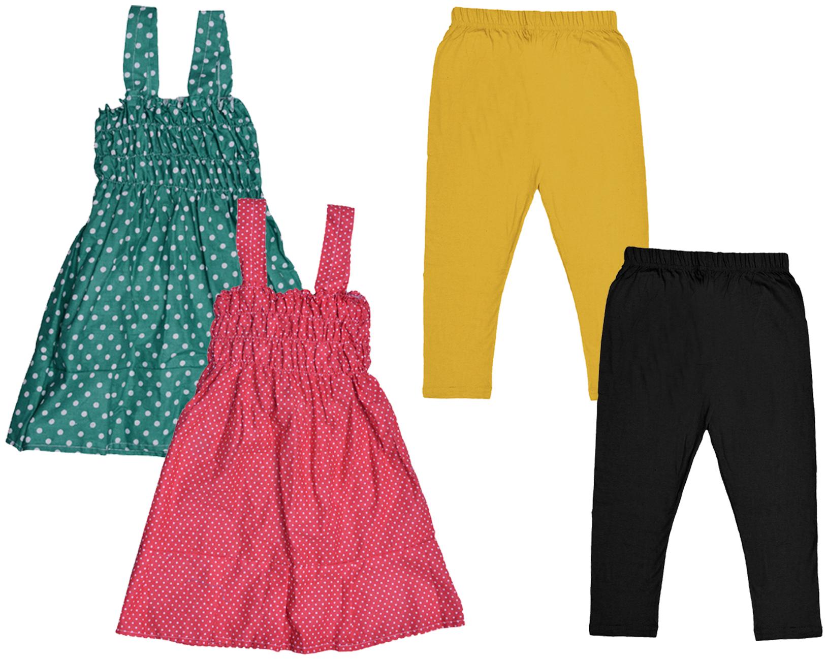 

Kavya Girl Cotton Top Bottom Set - Multi