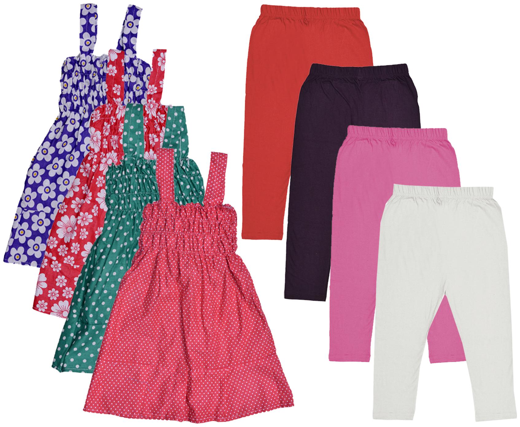 

Kavya Girl Cotton Top Bottom Set - Multi