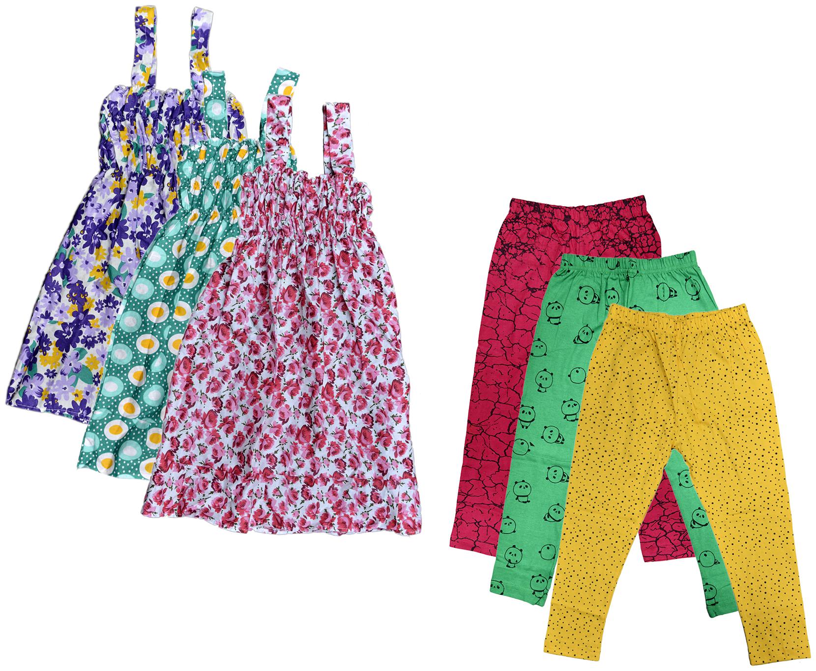 

Kavya Girl Cotton Top Bottom Set - Multi