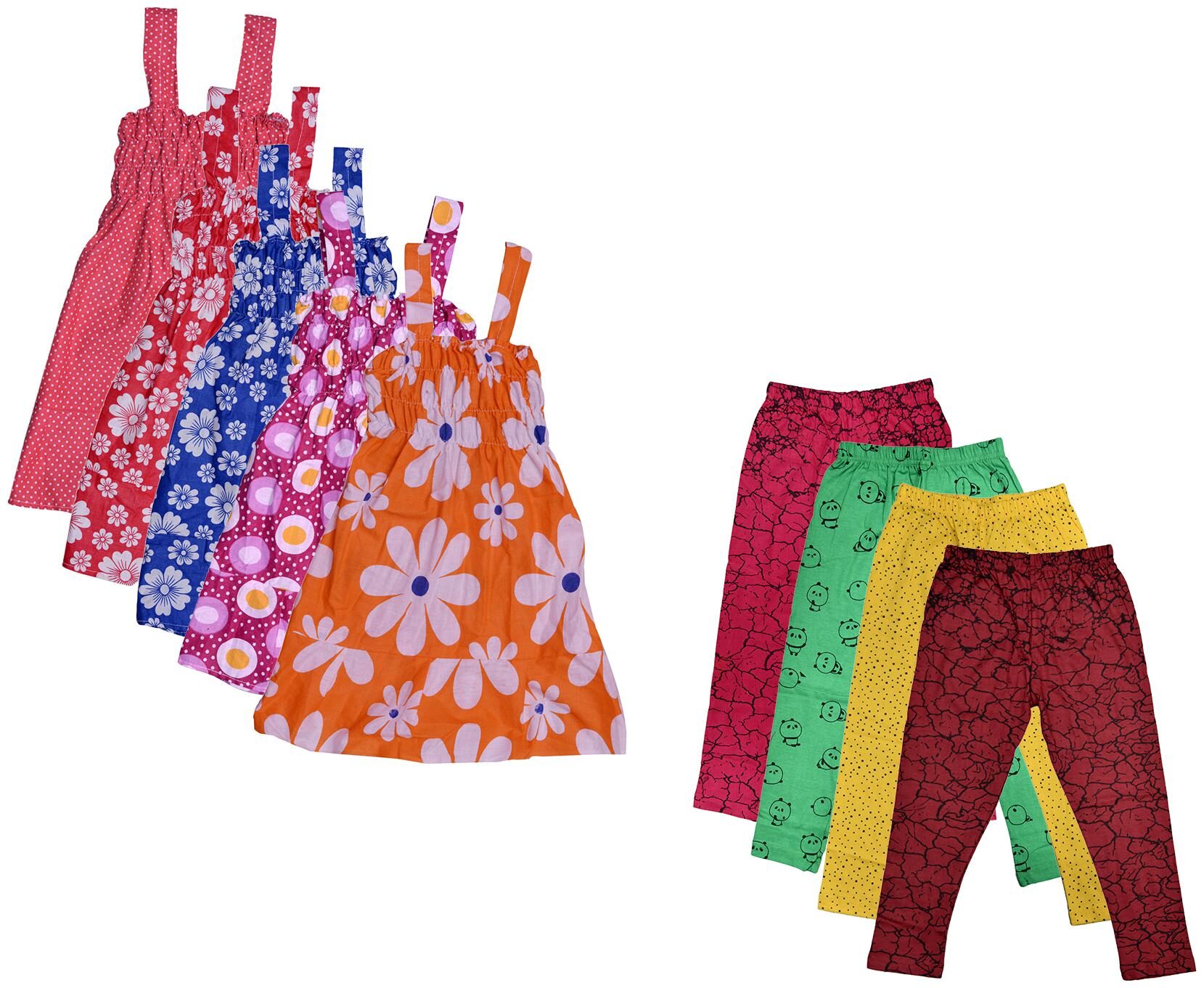 

Kavya Girl Cotton Top Bottom Set - Multi