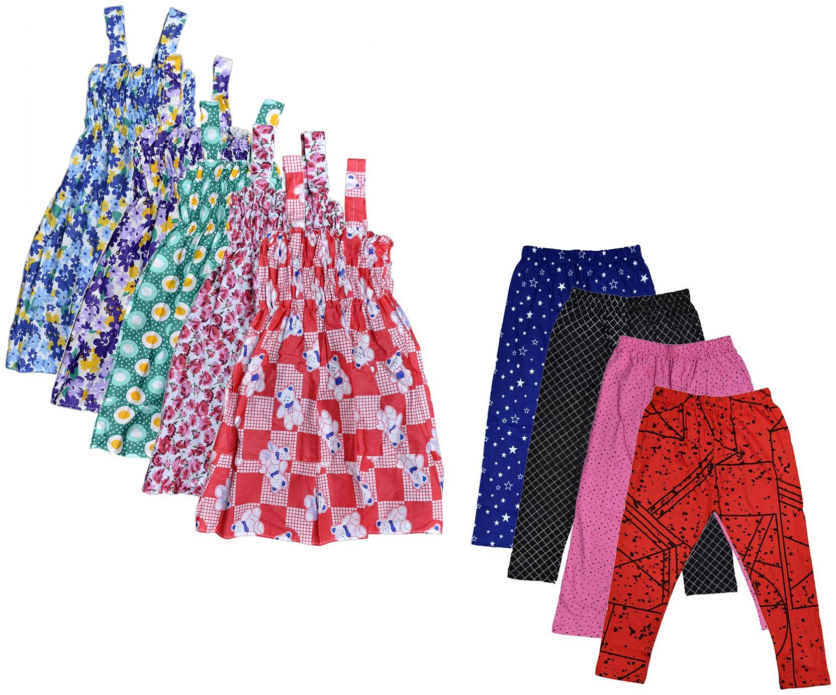 

Kavya Girl Cotton Top Bottom Set - Multi