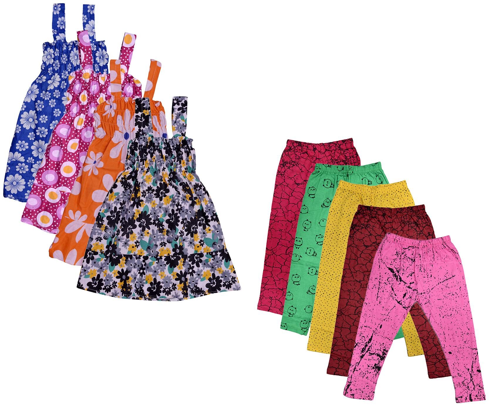 

Kavya Girl Cotton Top Bottom Set - Multi